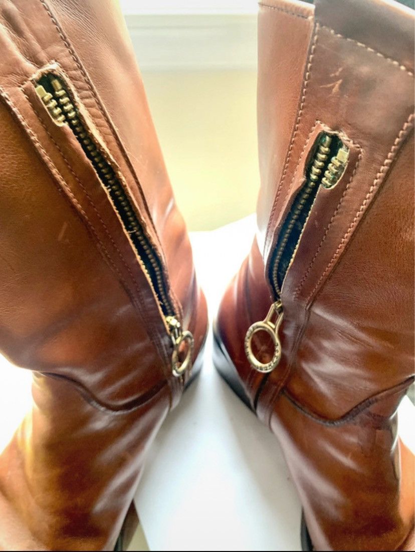 Designer × Japanese Brand × Vintage Fauzian Jeunesse Brown Leather Western Size EU 37 UK 4 £325 Size US 6.5 / IT 36.5 - 7 Thumbnail