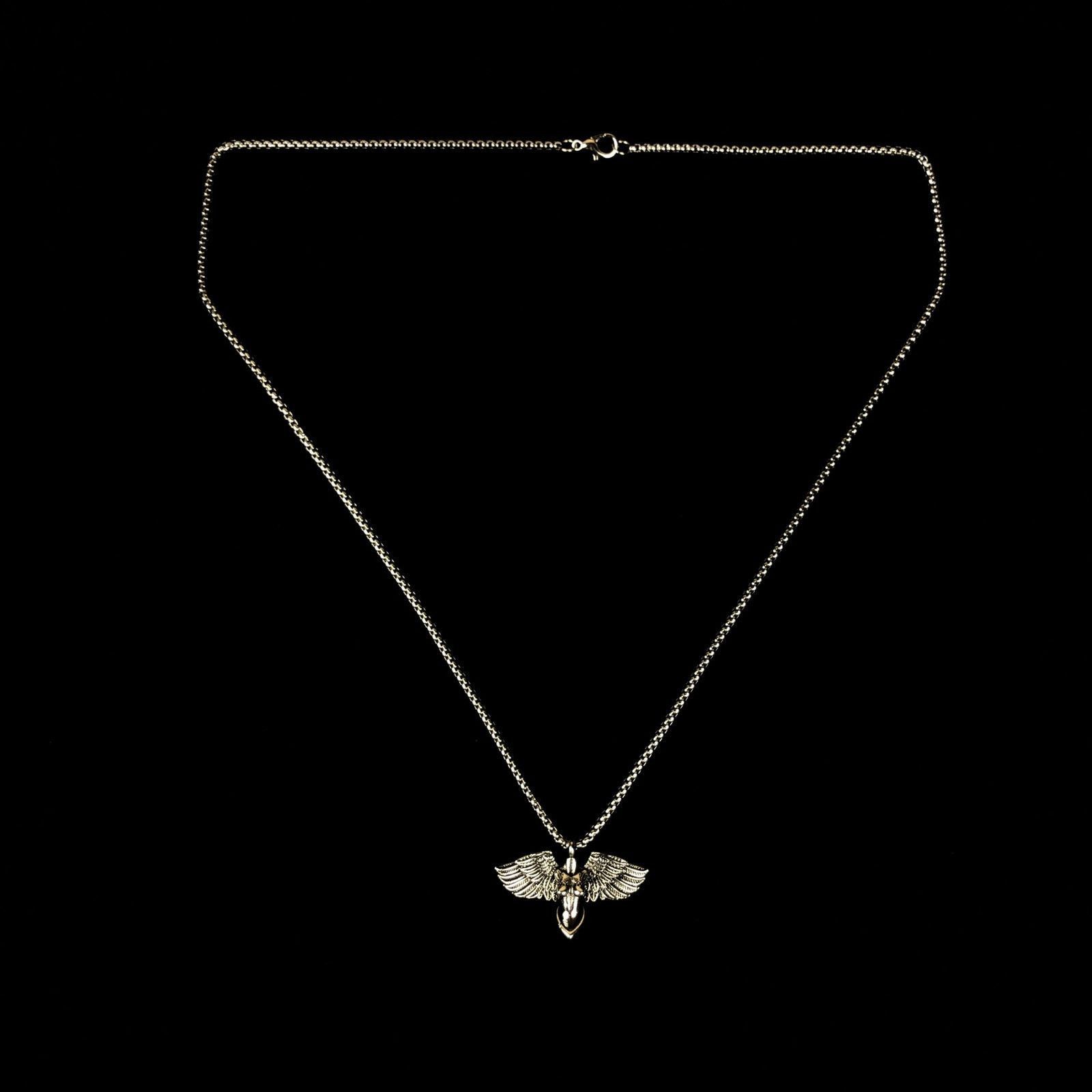 Jewelry Wings Punk Necklace Grunge Chain Size ONE SIZE - 2 Thumbnail