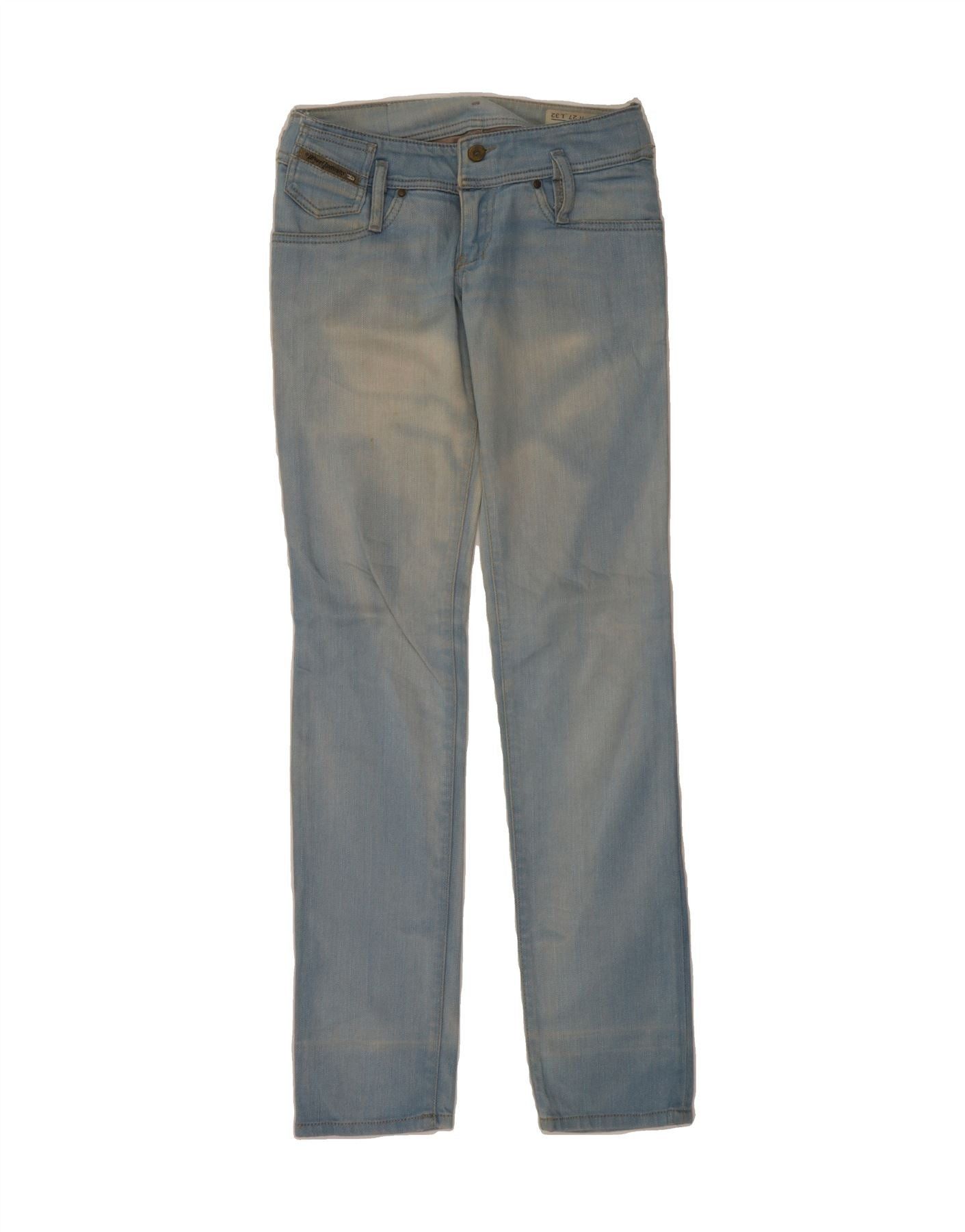 Diesel Womens Matic Slim Jeans W27 L32 Blue Cotton Size 42" / US 20 - 1 Thumbnail