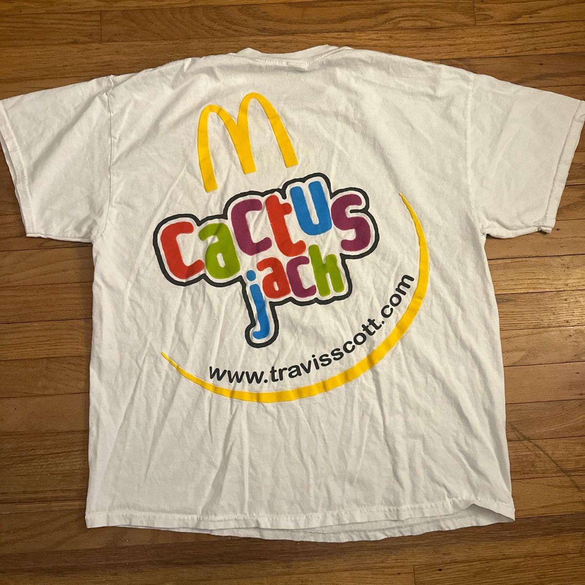 Travis Scott White Travis Scott Cactus Jack T-shirt Size US L / EU 52-54 / 3 - 2 Thumbnail