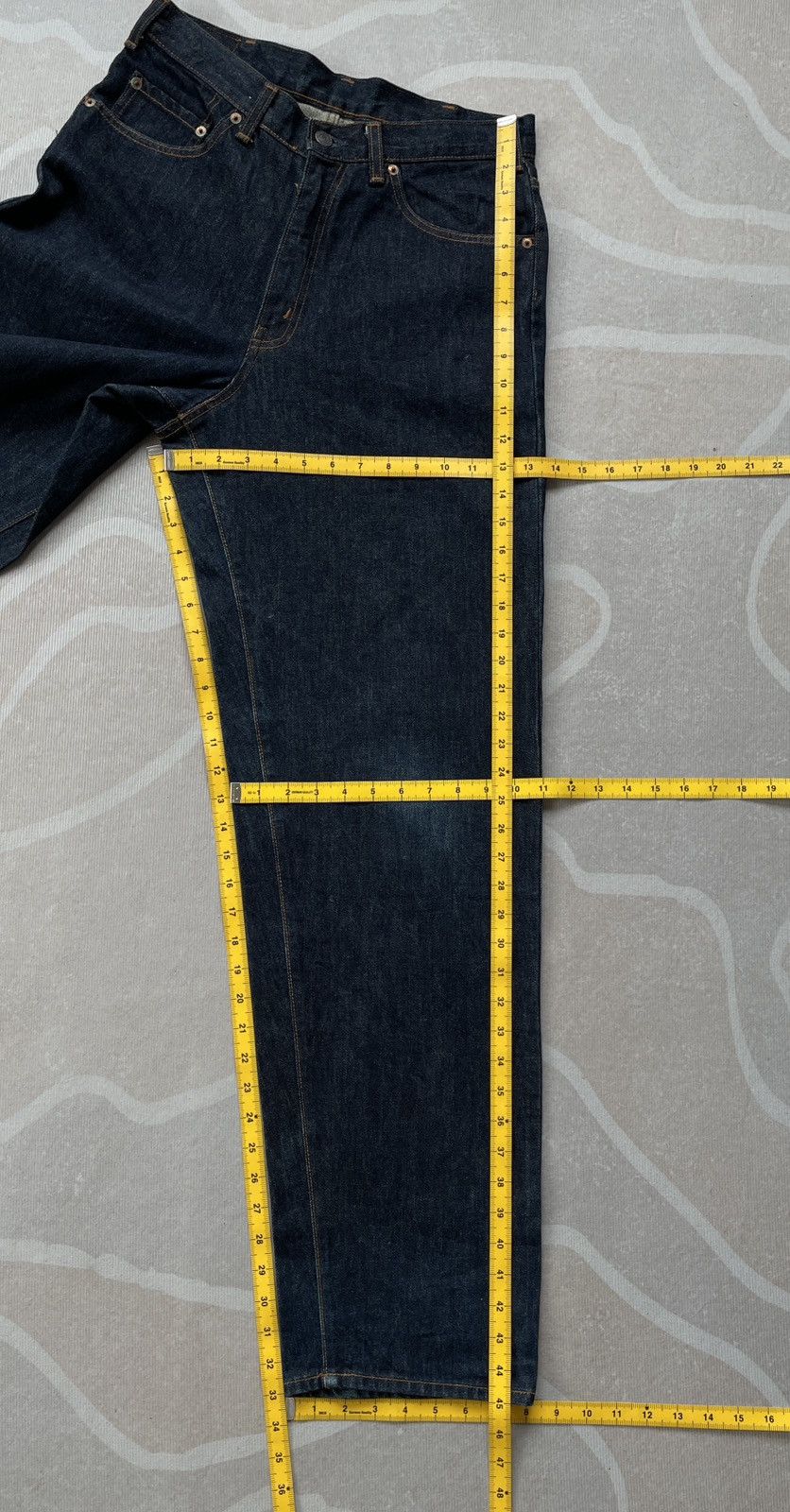 Japanese Brand × Jean GL Heart Straight Loose Jeans (LG151) Size US 29 - 15 Thumbnail