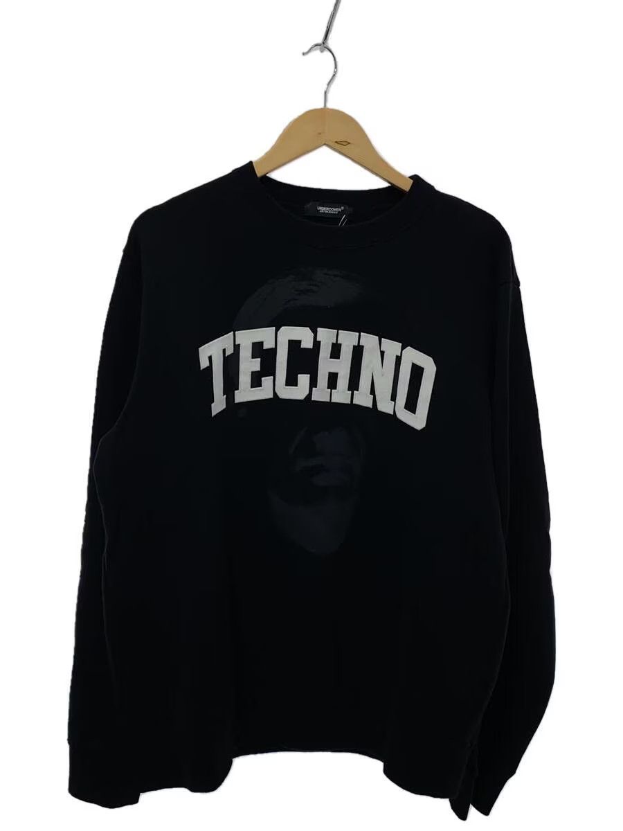 Undercover AW23 "TECHNO" Face Sweatshirt Size US XL / EU 56 / 4 - 1 Thumbnail