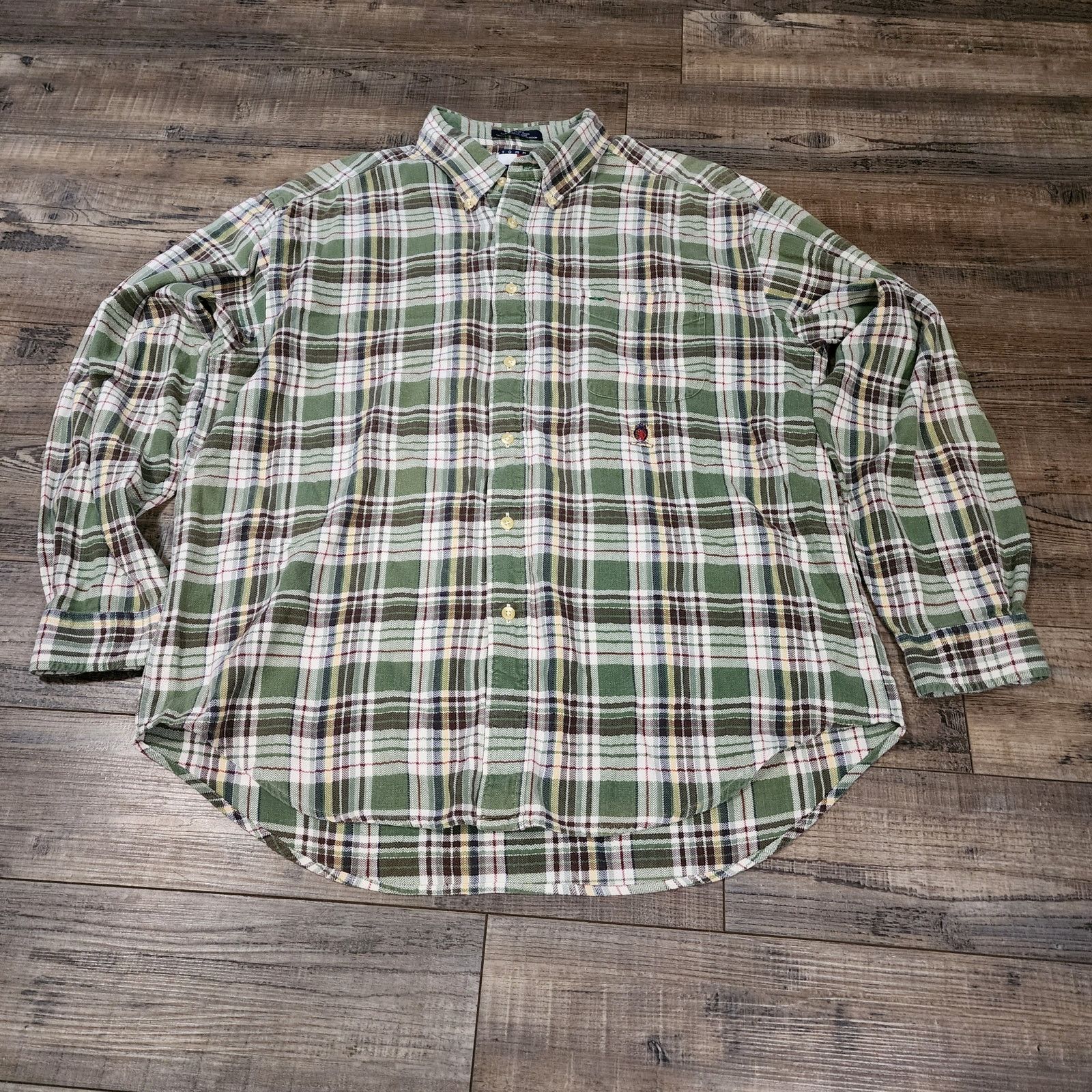 Tommy Hilfiger Tommy Hilfiger Long Sleeve green XL Mens shirt 2457 Size US XL / EU 56 / 4 - 1 Thumbnail