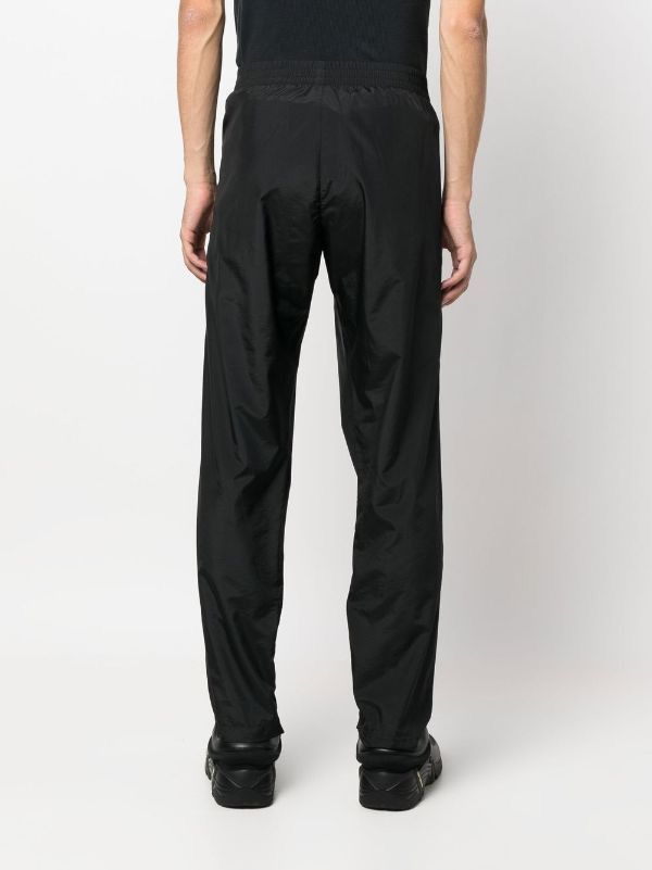 424 !DS! FW22 424 On Fairfax Logo Patched Black Track Pants Size US 36 / EU 52 - 4 Thumbnail
