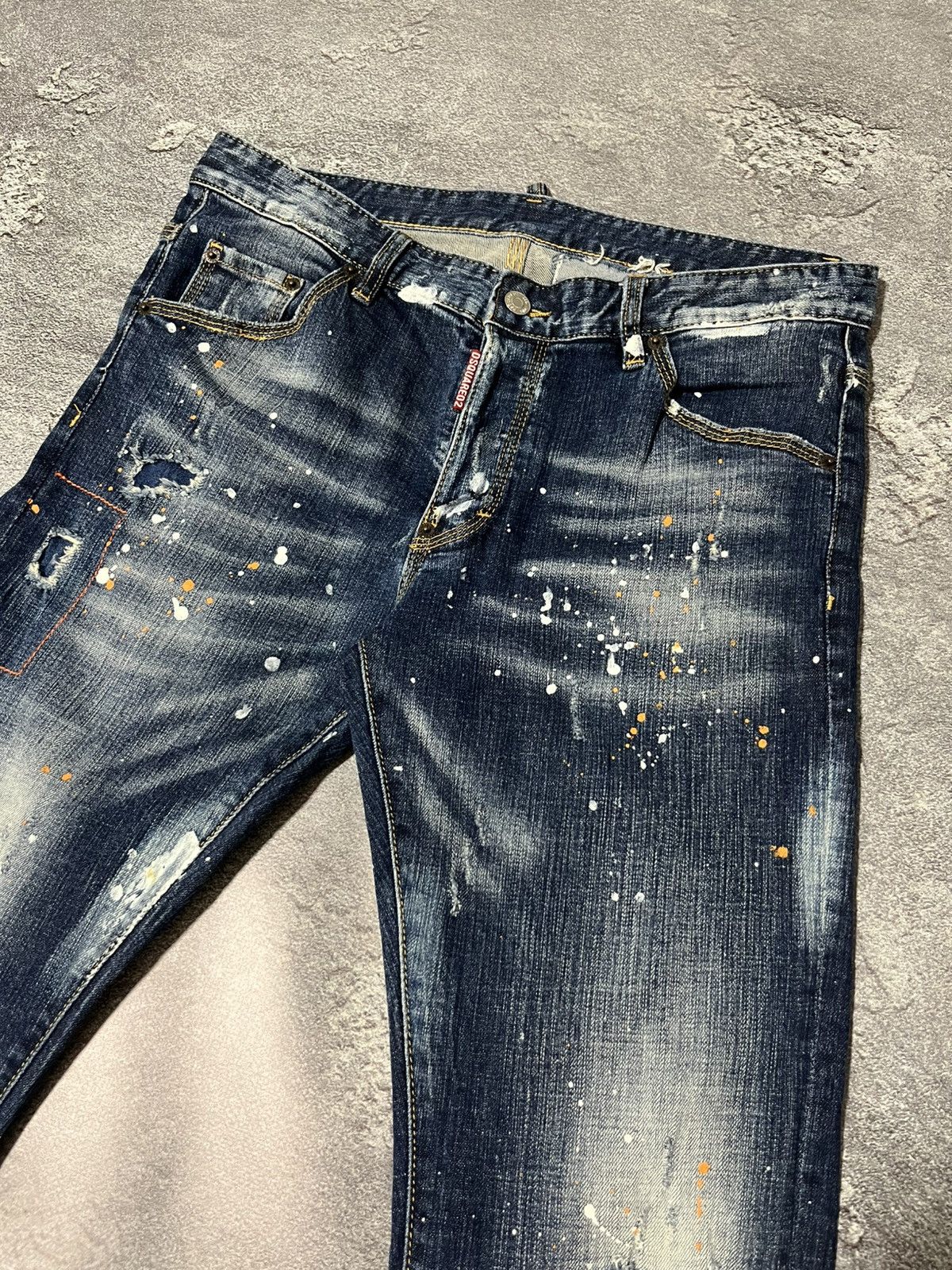 Dsquared2 Dsquared 2 Luxury Distressed Painter Jeans Pants Size US 34 / EU 50 - 2 Thumbnail