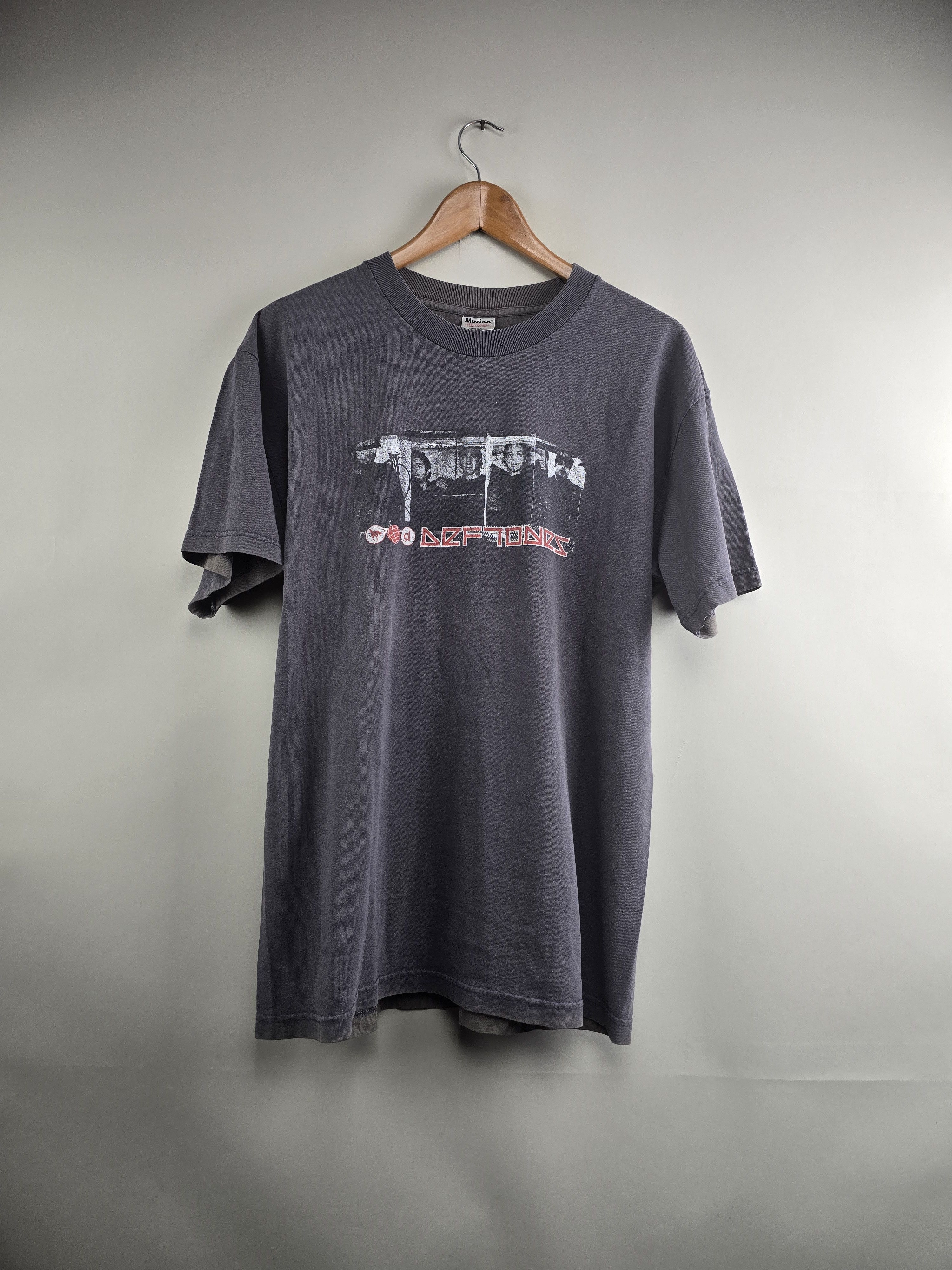 Band Tees × Vintage 90s Deftones White Pony Tour L 21.5" 29.5" Size US L / EU 52-54 / 3 - 7 Thumbnail