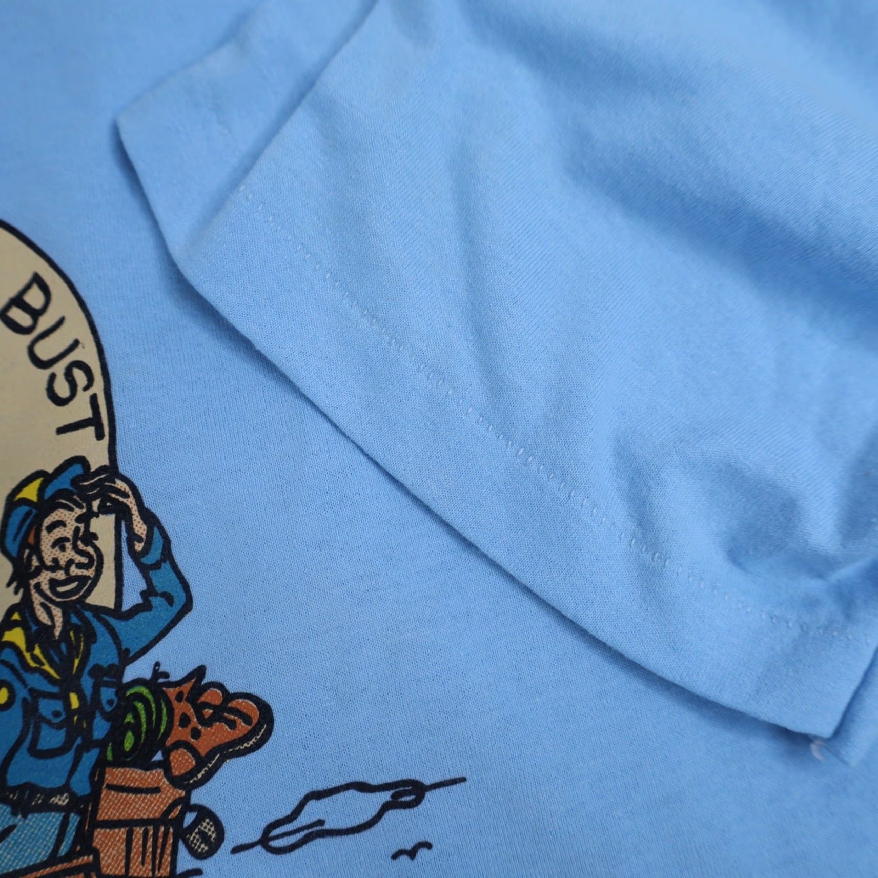 Vintage VINTAGE 1993 Boy Scouts Oregon Trail Mens Large Graphic T Shirt Blue Size US L / EU 52-54 / 3 - 5 Thumbnail