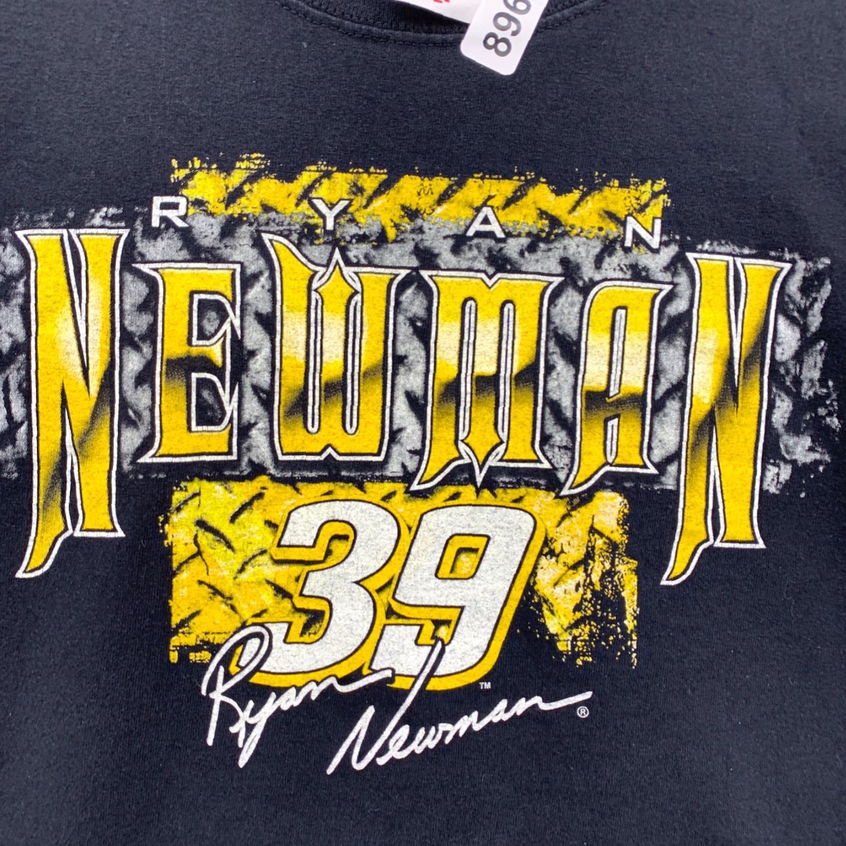 Vintage VINTAGE Chase Authentics NASCAR Ryan Newman #39 T-Shirt Mens Large Black Short Sleeve Graphic Cars Sports Size US L / EU 52-54 / 3 - 4 Thumbnail