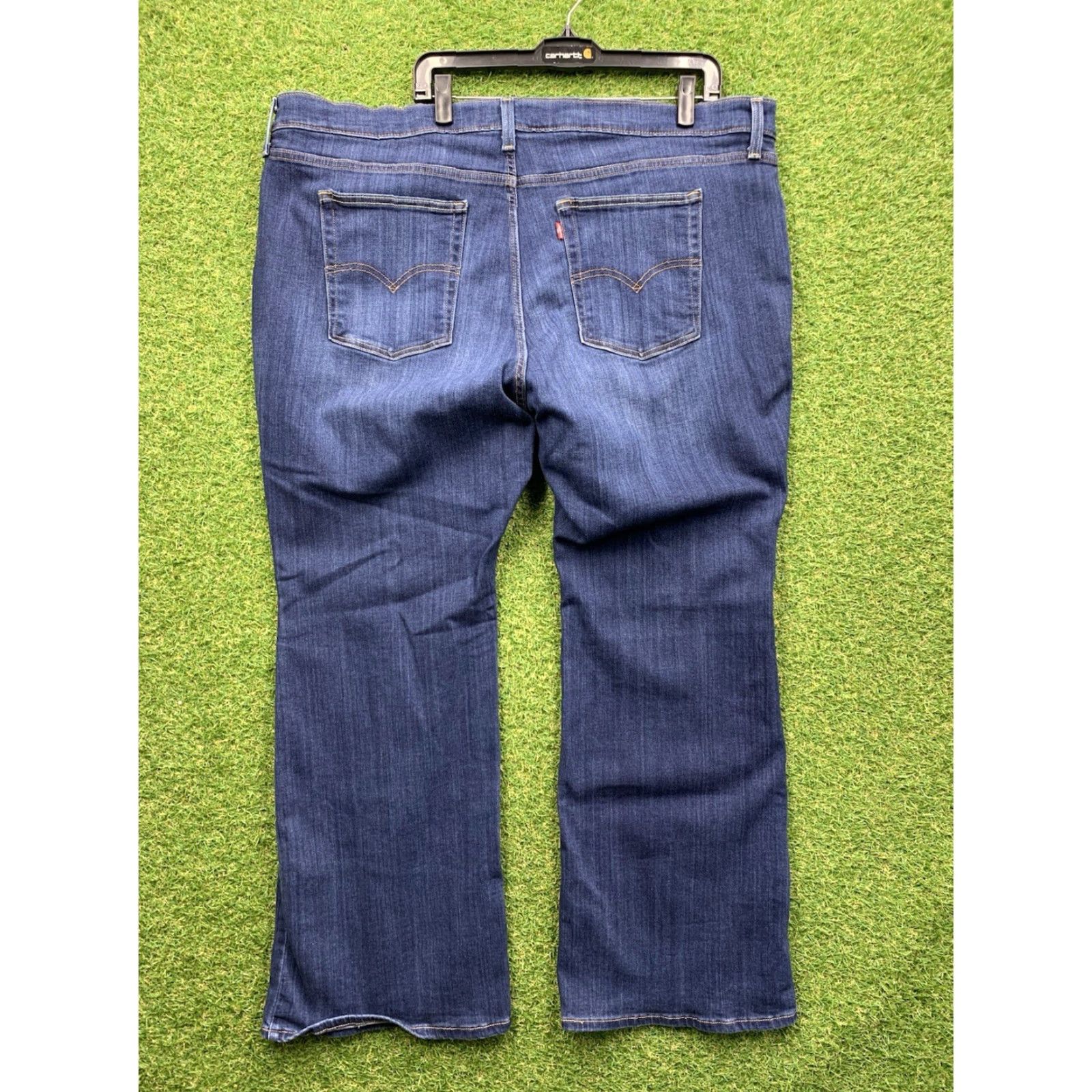 Levi's VINTAGE Levi's Flare Jeans Women 24W Denim High Rise Waterless Cotton Spandex 70s 80s Retro Size 42" / US 20 - 2 Thumbnail