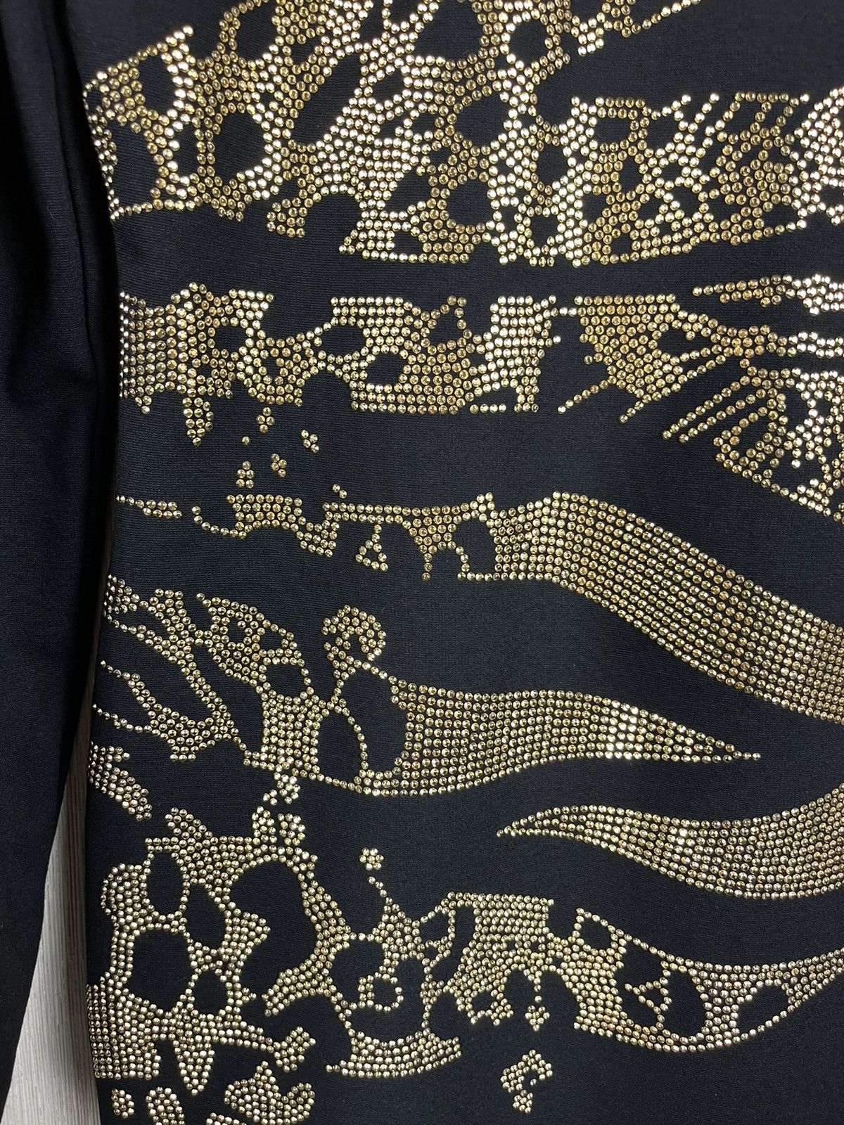 Designer × Versace × Versace Jeans Couture Versace jeans bodycon dress leopard golden metallic studs Size S / US 4 / IT 40 - 9 Thumbnail