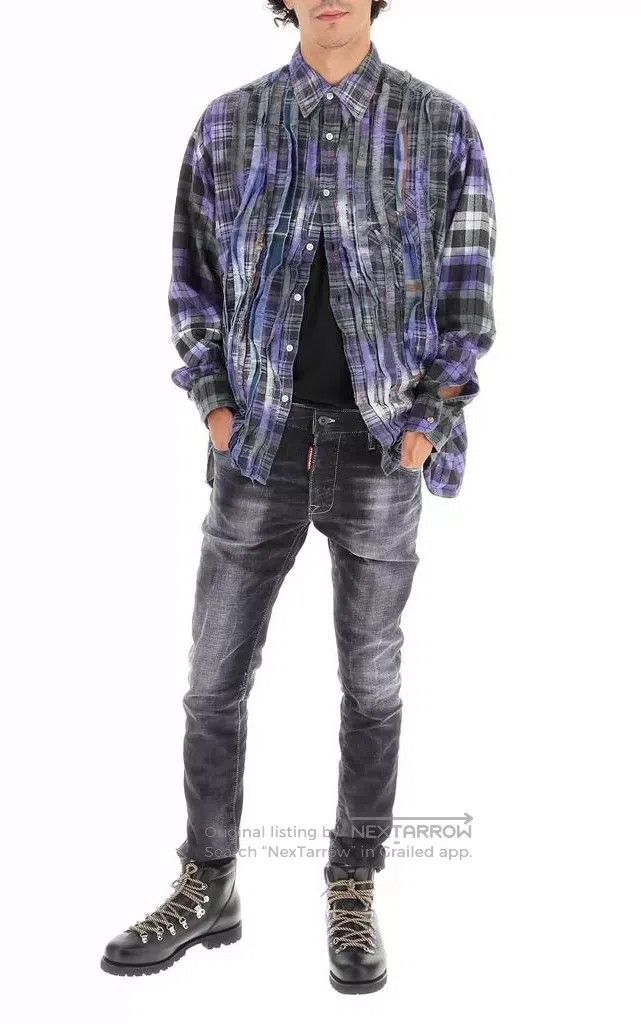 Needles Needles PATCHWORK FLANNEL SHIR Size US M / EU 48-50 / 2 - 8 Thumbnail