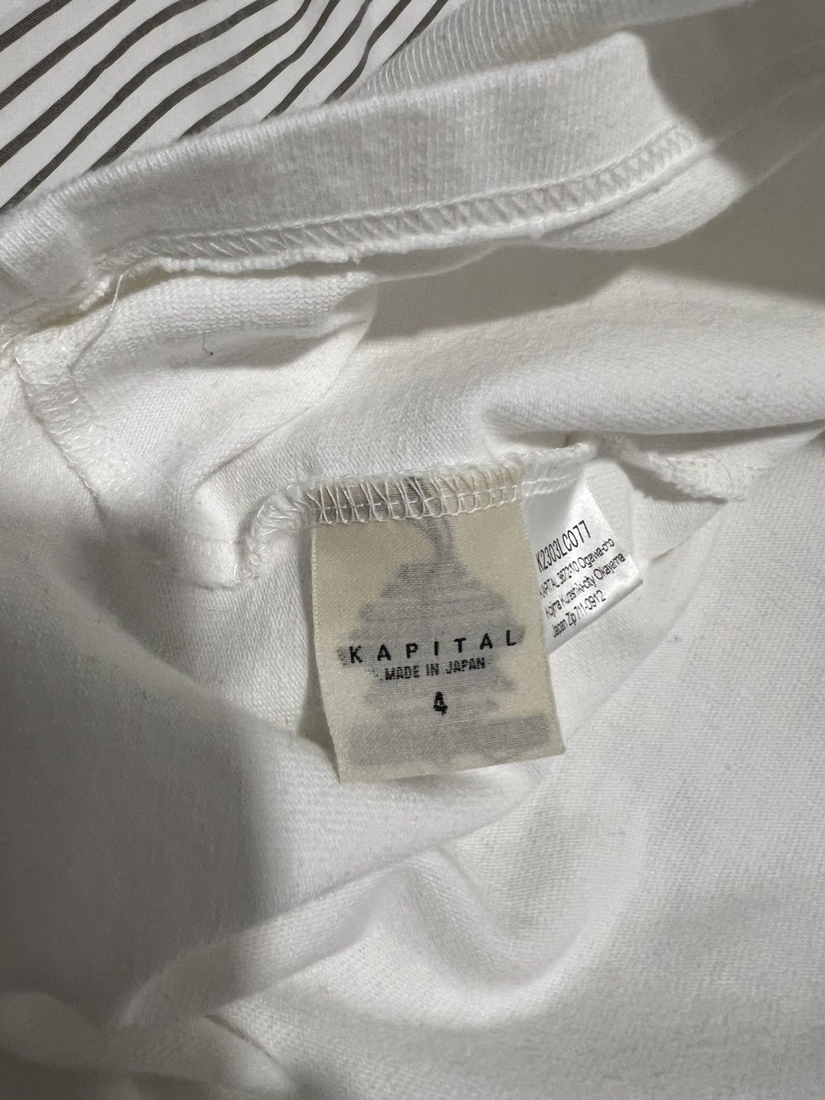 Kapital KAPITAL DENSED JERSEY ELBOW-RIP BOATNECK Size US M / EU 48-50 / 2 - 3 Thumbnail