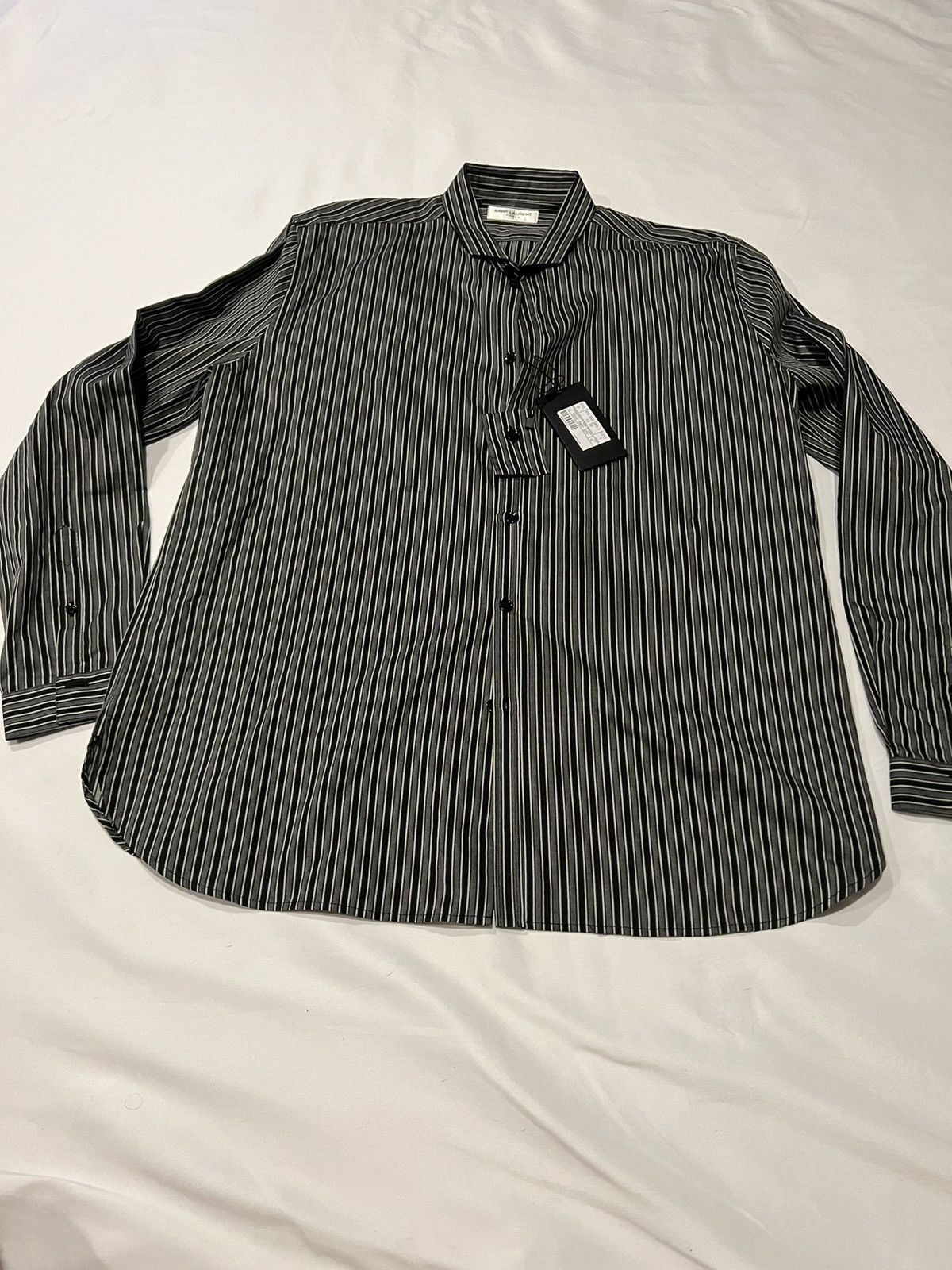 Saint Laurent Paris Saint Laurent men’s cotton shirt.42/16.5. $890 Size US XL / EU 56 / 4 - 1 Thumbnail