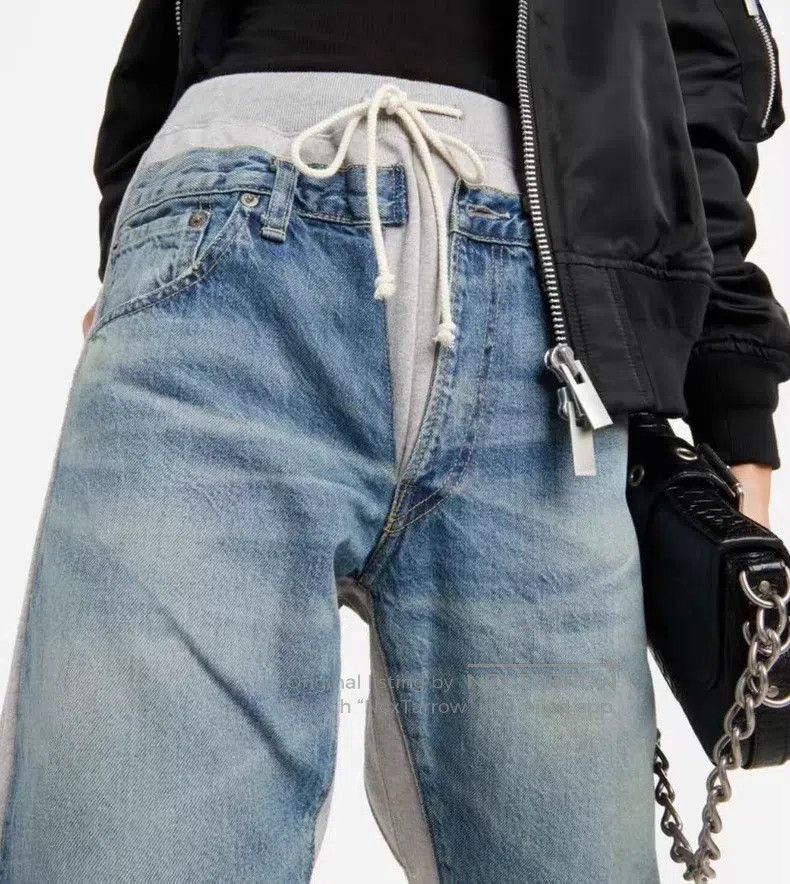 Junya Watanabe Junya Watanabe size XS Patchwork Denim Pants Size 22" - 7 Thumbnail