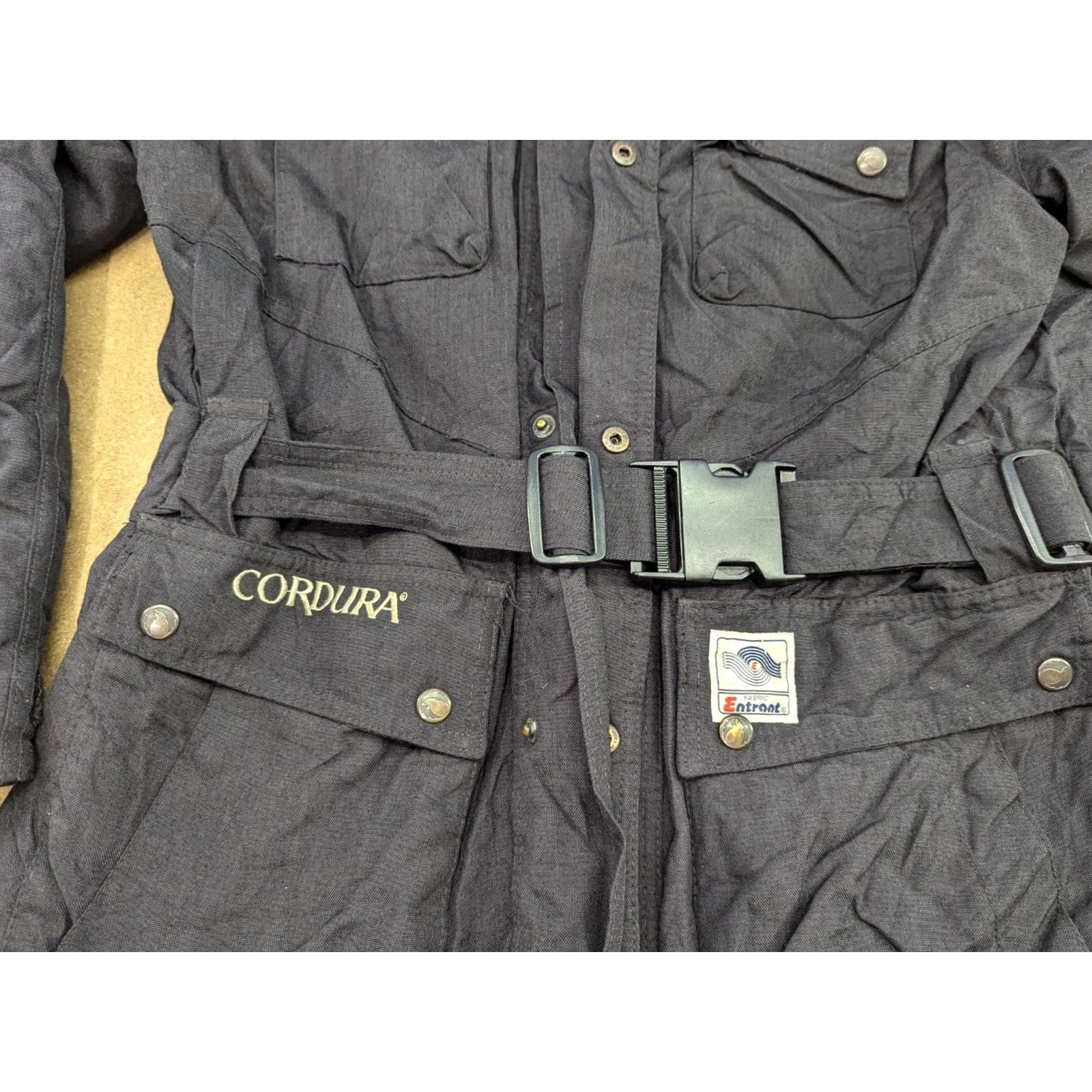 Belstaff VINTAGE Belstaff Motorcycle Jacket Mens M Black Waterproof Cordura Entrant Jacket Size US M / EU 48-50 / 2 - 4 Thumbnail