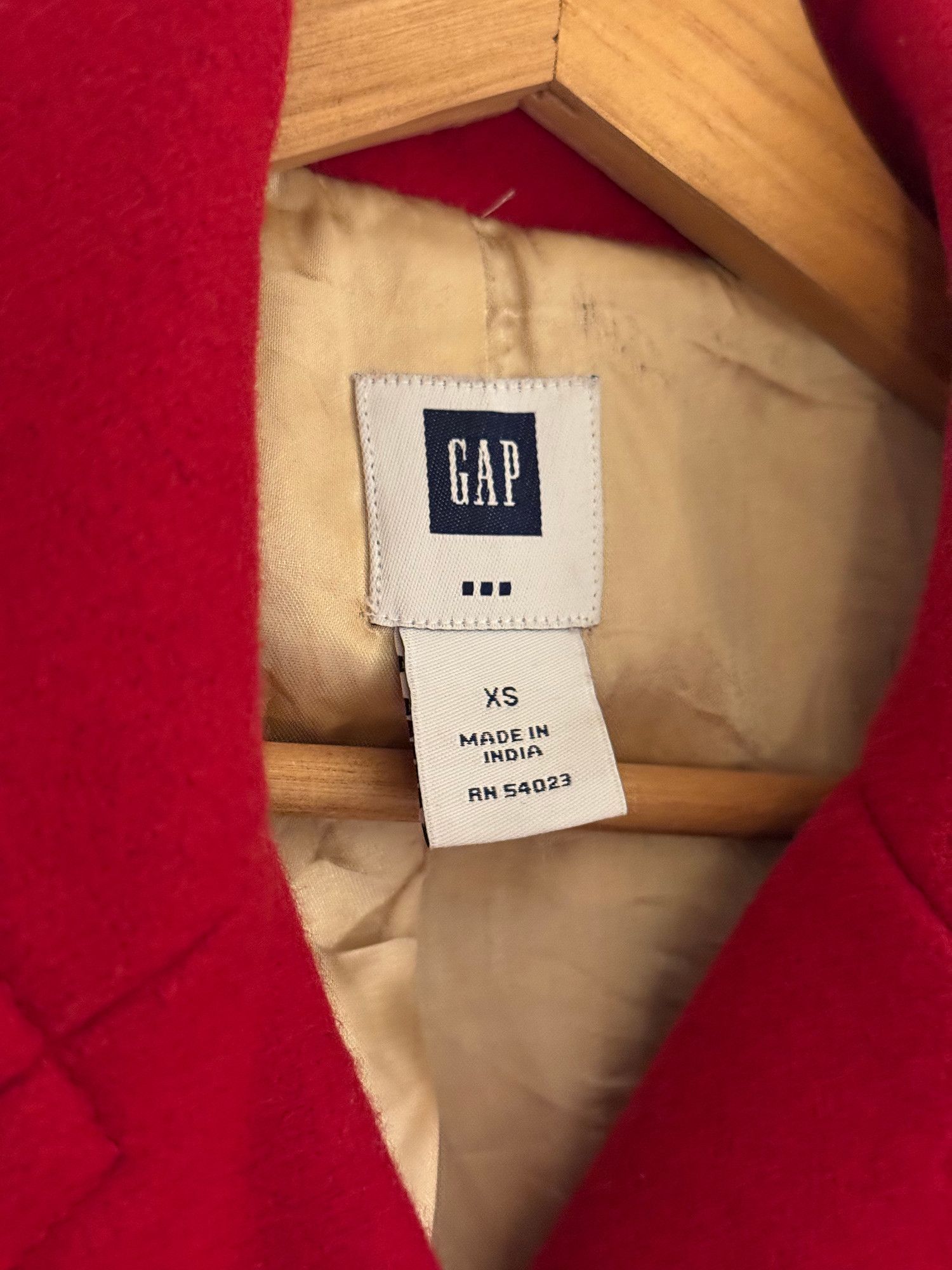 Gap red wool short coat GAP Size S / US 4 / IT 40 - 5 Thumbnail
