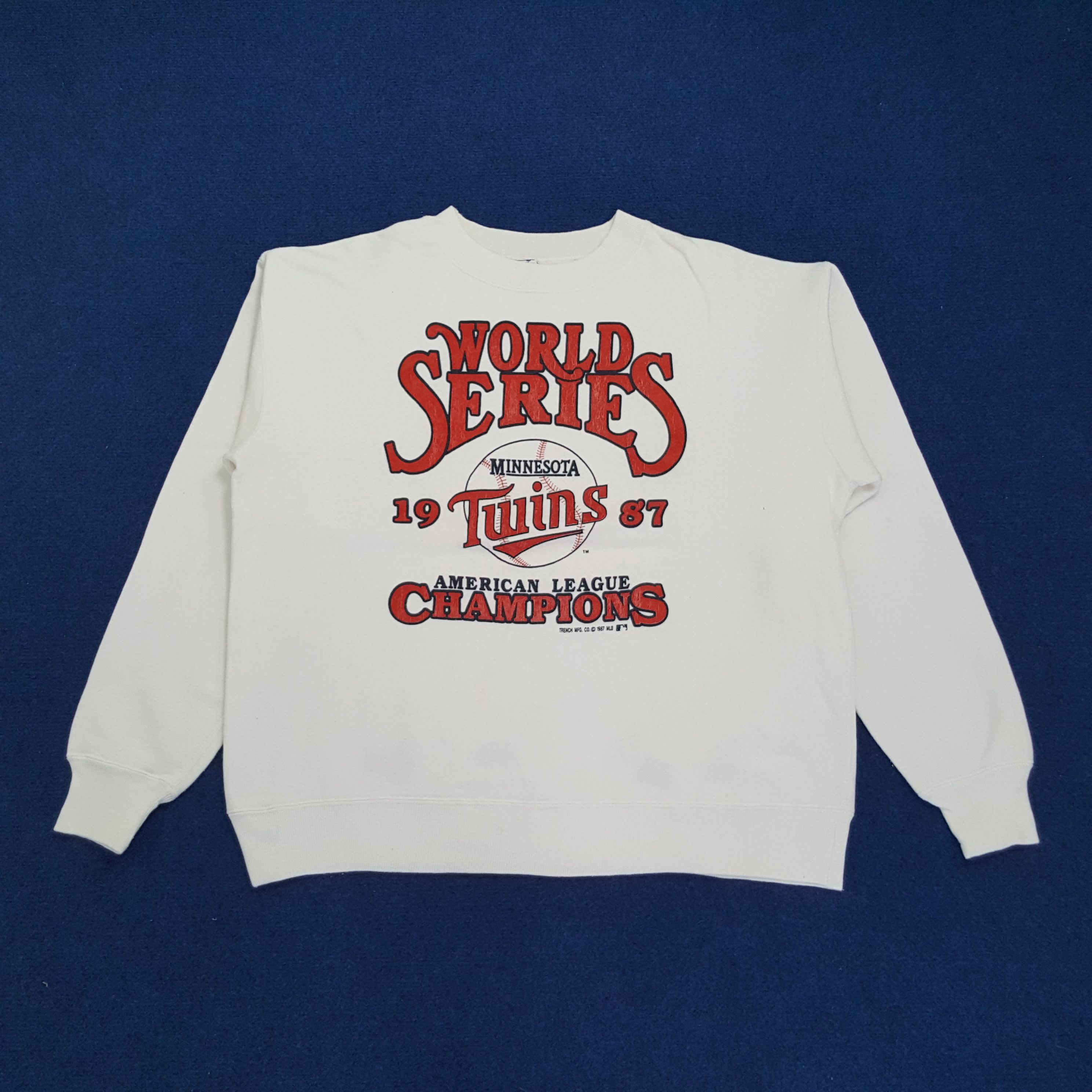 MLB × Vintage Vintage Minnesota Twins World Series MLB Baseball Sweatshirt Size US L / EU 52-54 / 3 - 1 Thumbnail