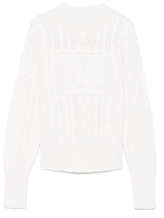 Max Mara MAX MARA Women Sweater 2511361041600 MIRANDA001 White Size XS / US 0-2 / IT 36-38 - 1 Thumbnail