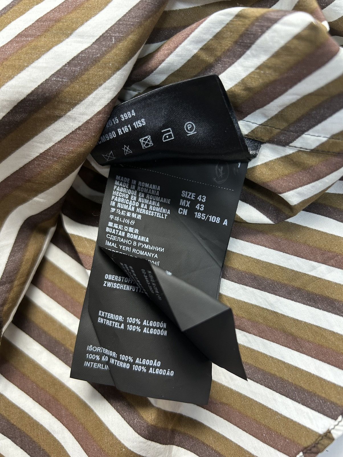 Prada Prada Casual Striped Shirt Button Up Size US L / EU 52-54 / 3 - 11 Thumbnail