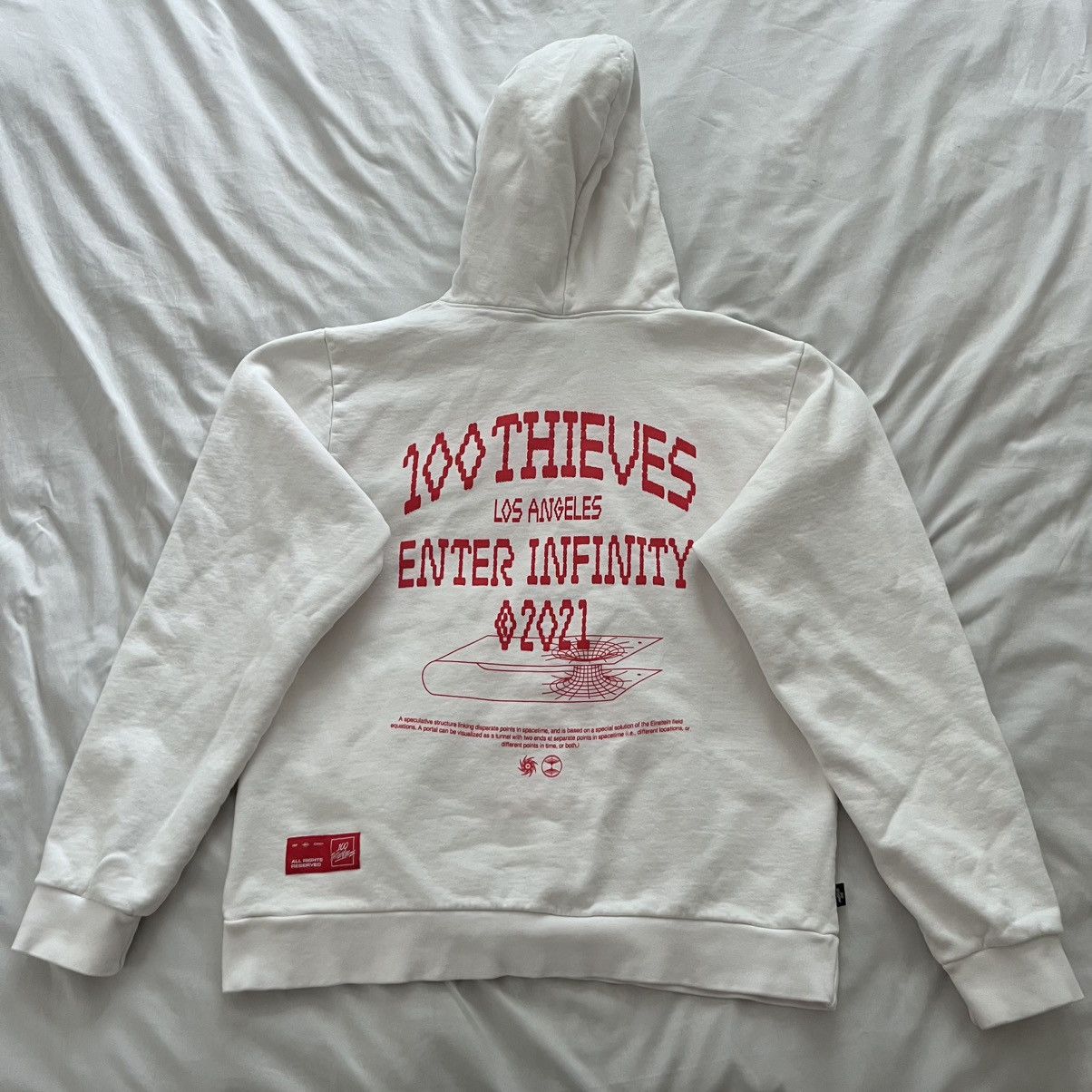 100 Thieves 100 Thieves Hoodie Los Angeles Pullover Enter Infinity 2021 Size US L / EU 52-54 / 3 - 6 Thumbnail