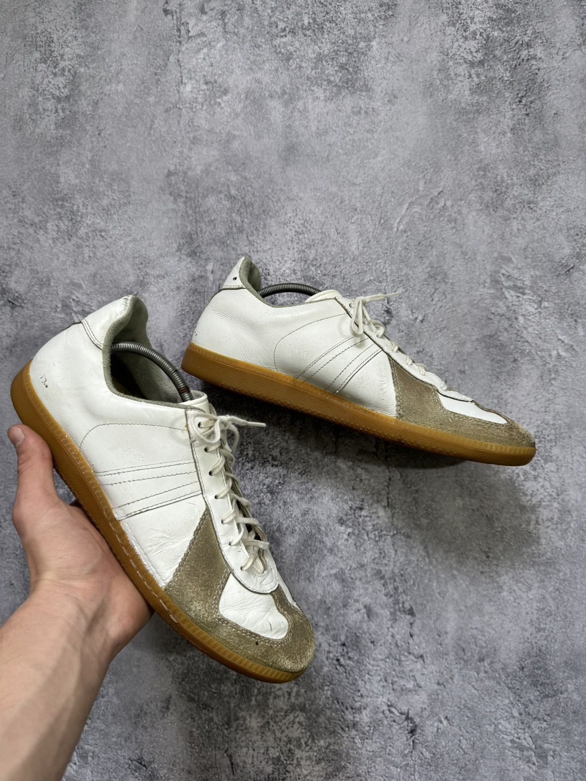 Vintage GAT Margiela style BW-sport 285 leather trainers shoes Size US 11.5 / EU 44-45 - 1 Thumbnail