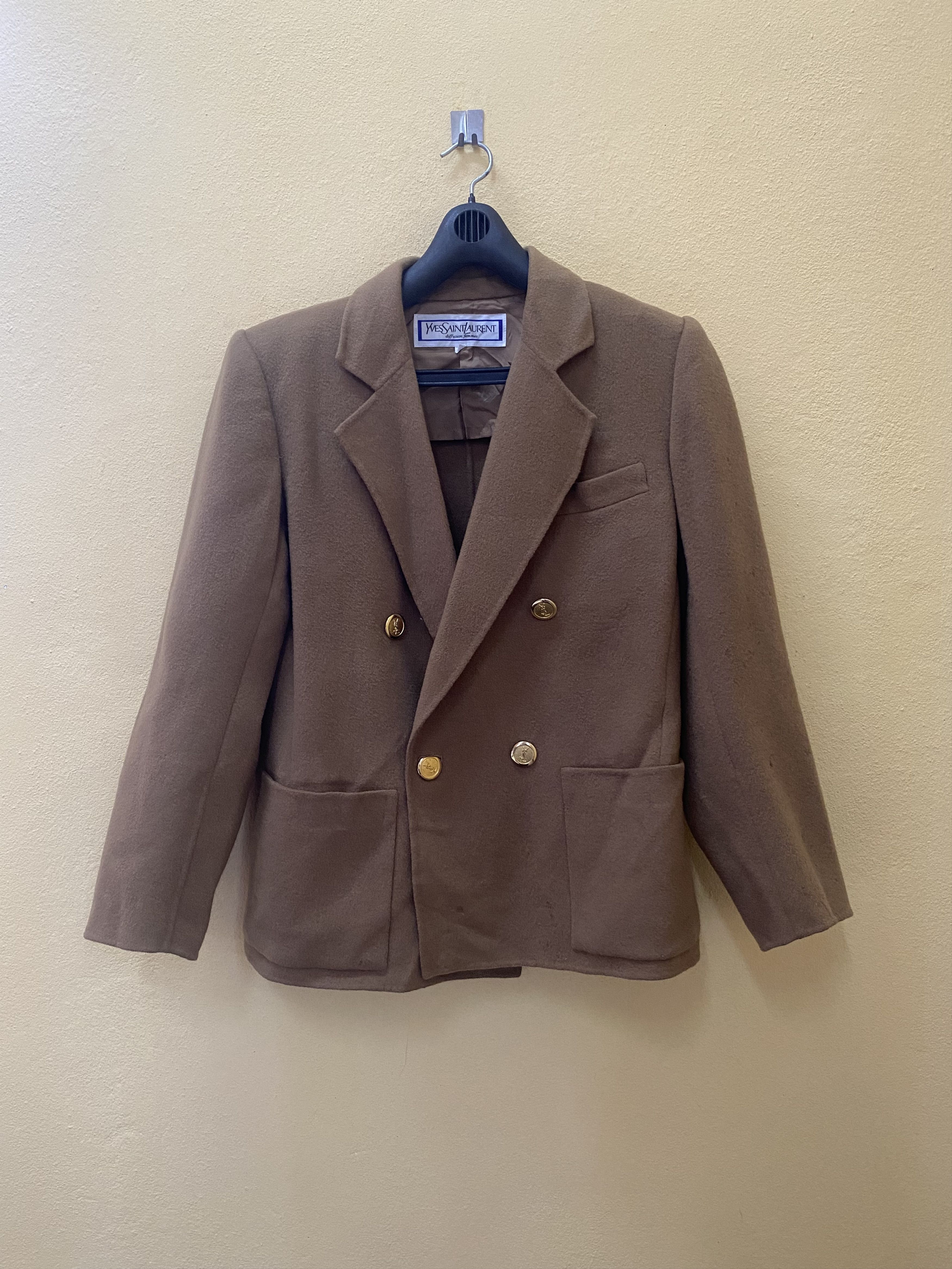 Yves Saint Laurent Yves Saint Laurent Wool Coat Size M / US 6-8 / IT 42-44 - 1 Thumbnail
