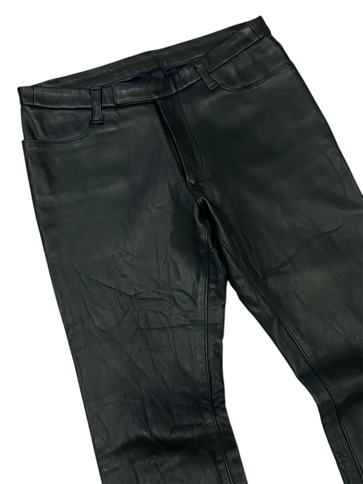 Attachment Attachment Leather Straight Leg Pants Size 28" / US 6 / IT 42 - 4 Thumbnail
