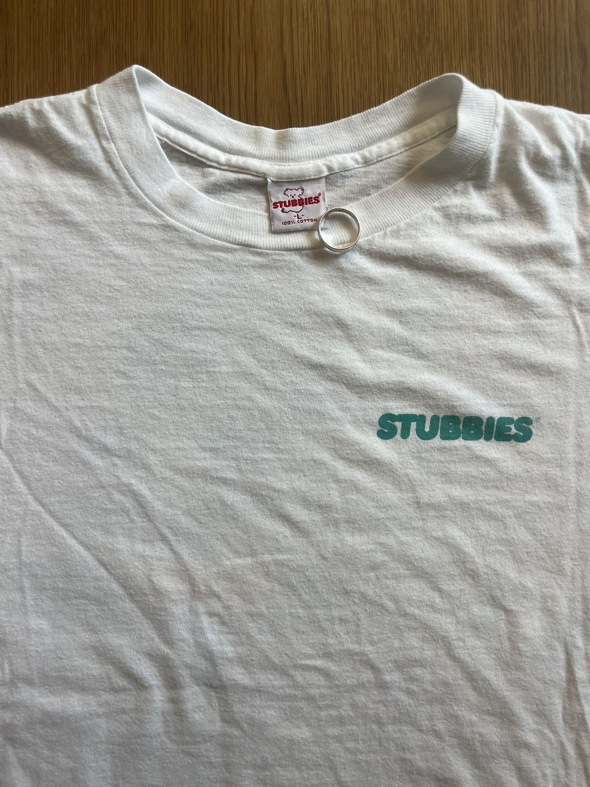 Vintage Vintage STUBBIES Art work Big Wave 1982’s Tshirt Size US L / EU 52-54 / 3 - 6 Thumbnail