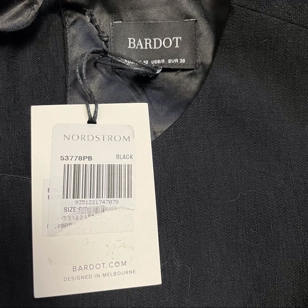Other NWT New Bardot Belted Jumpsuit Black Size 6 Size 28" / US 6 / IT 42 - 7 Thumbnail