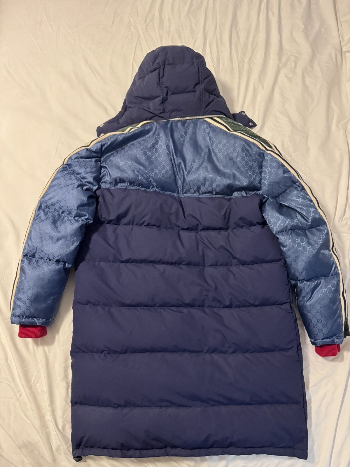 Gucci Gucci Nylon Jacquard GG down jacket Size US L / EU 52-54 / 3 - 2 Thumbnail