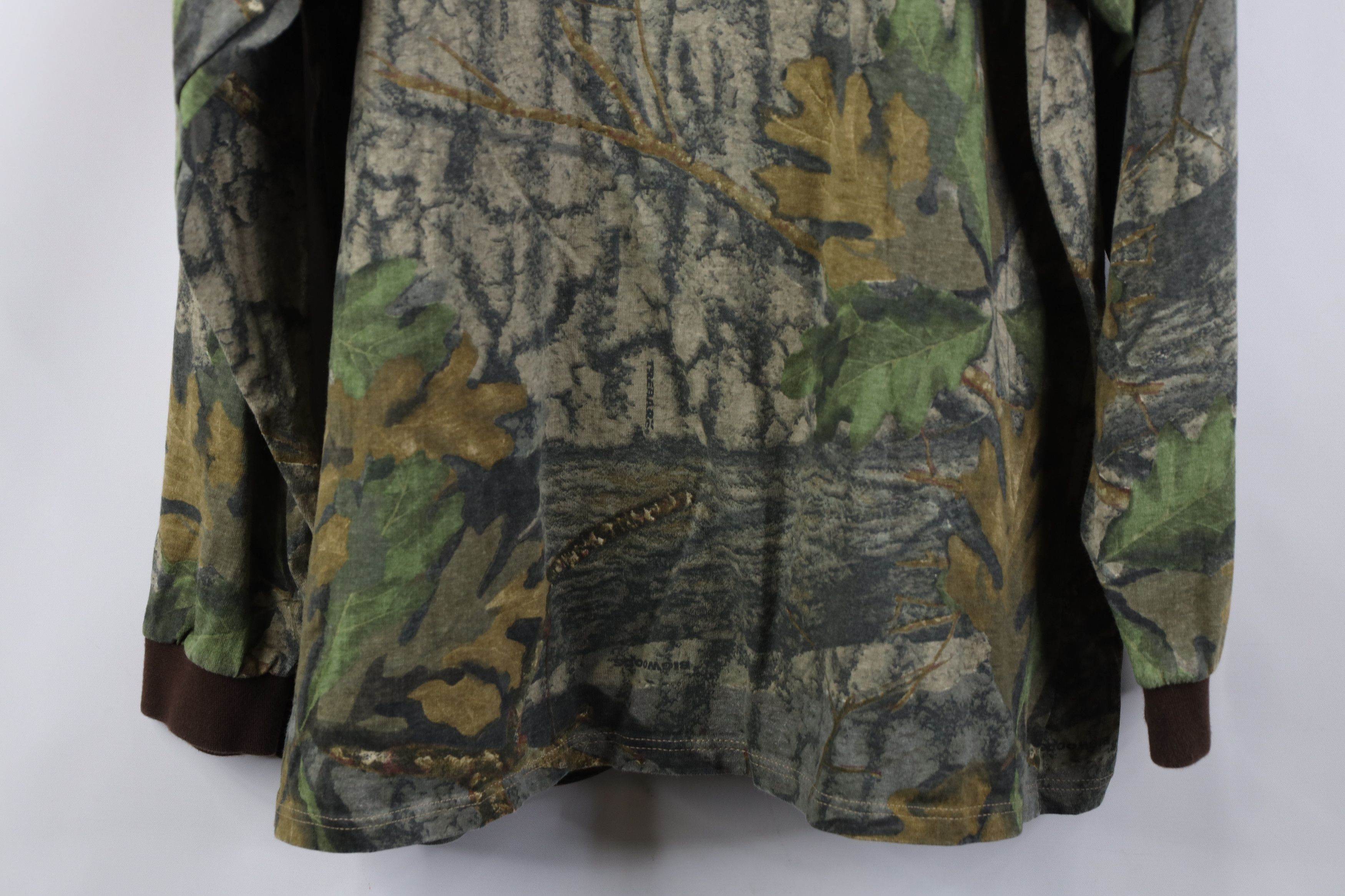 Vintage Vintage 90s Streetwear Camouflage Long Sleeve T-Shirt Cotton Size US XL / EU 56 / 4 - 11 Thumbnail