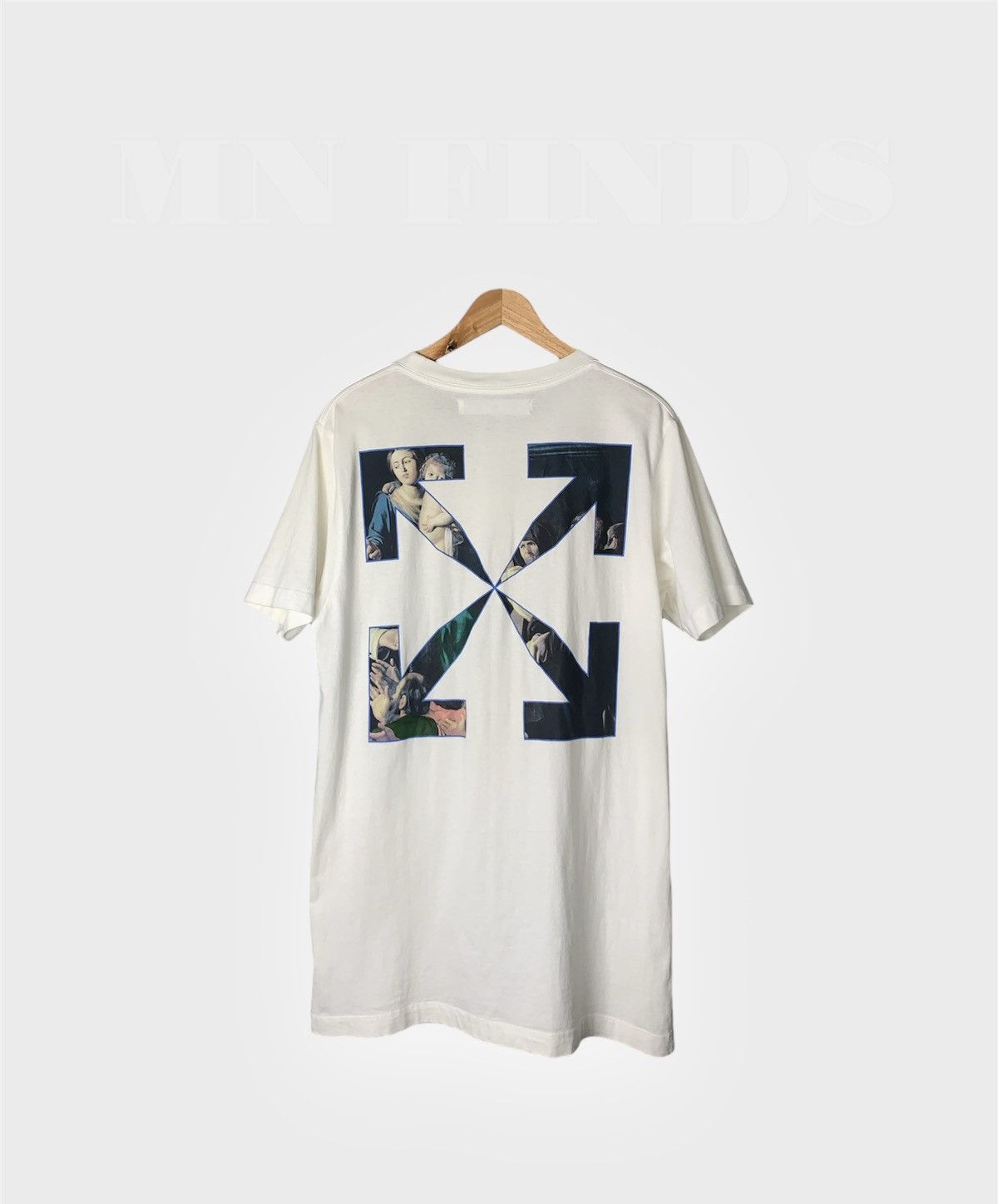 Off-White OFF-WHITE Caravaggio Painting Oversized Tee Size US M / EU 48-50 / 2 - 2 Thumbnail