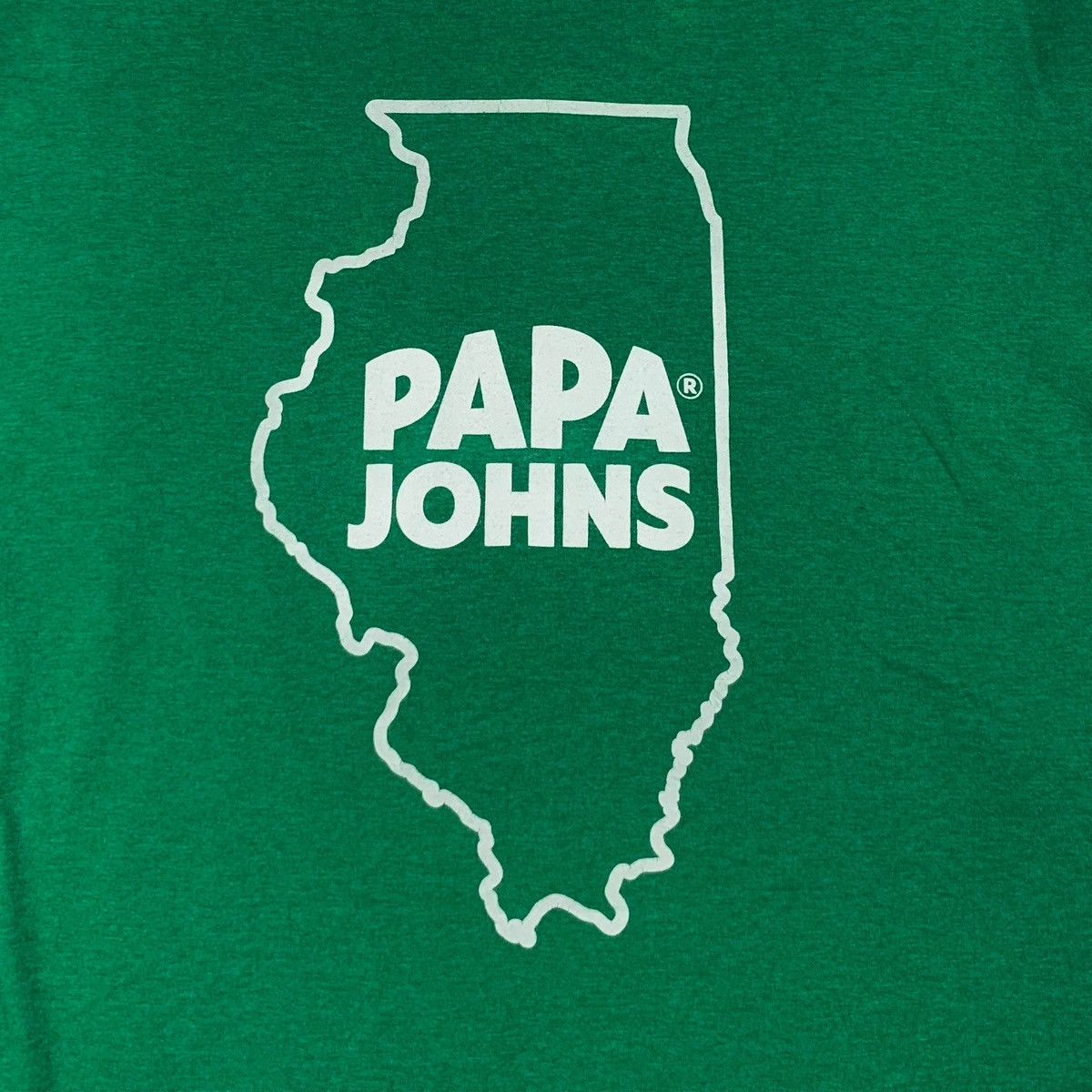 Fruit Of The Loom Vintage PAPA JOHNS PIZZA International Chain Promo Tee Shirt Size US M / EU 48-50 / 2 - 5 Thumbnail