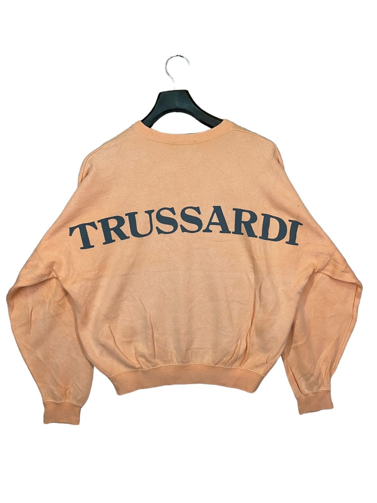 Trussardi × Vintage ‼️Vintage trussardi sweatshirt crewneck baggy style‼️ Size US XL / EU 56 / 4 - 1 Thumbnail