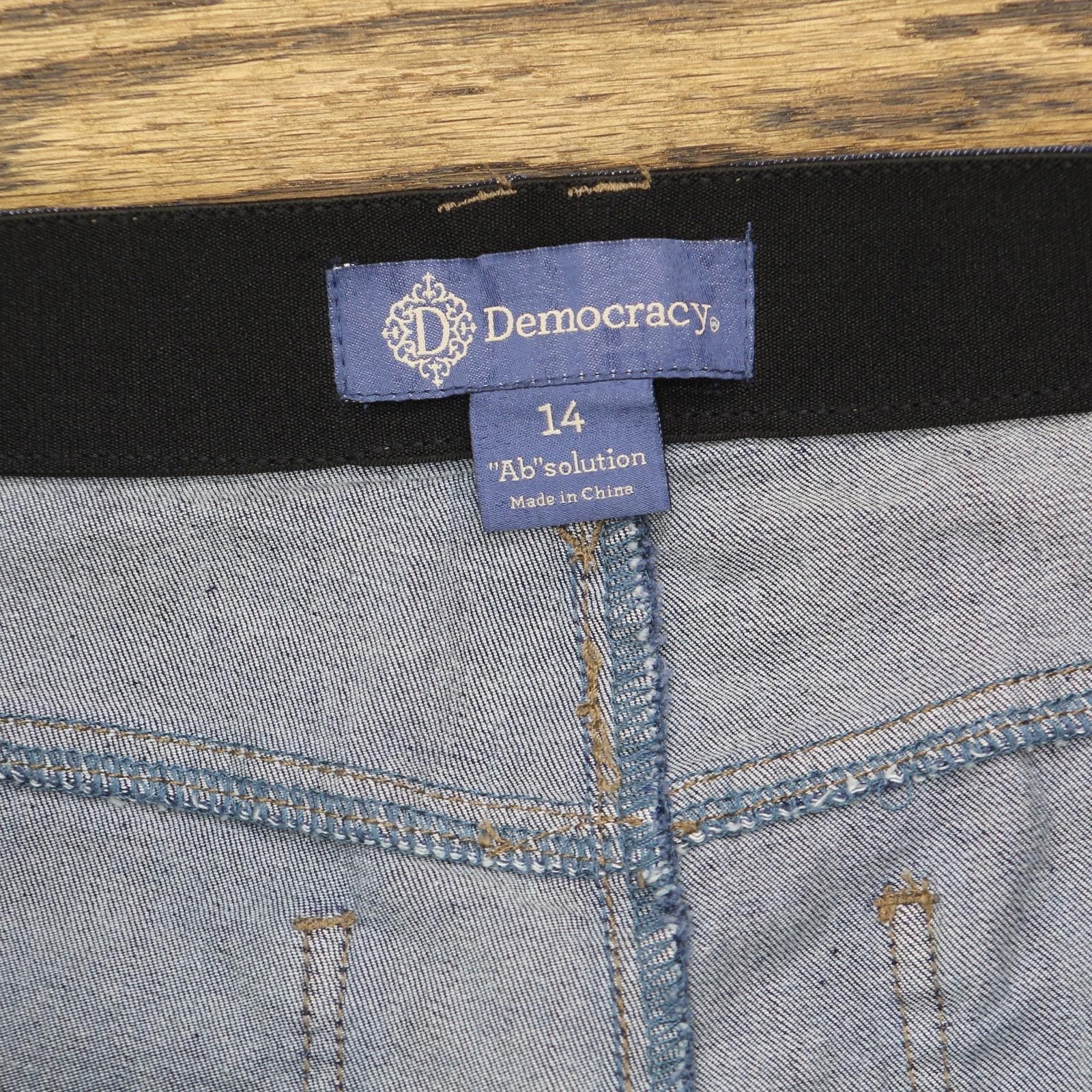 Other Nwt Democracy Ab Skinny Jean B1877e3rj Blue Artisanal 14 Size 36" / US 14 / IT 50 - 6 Thumbnail