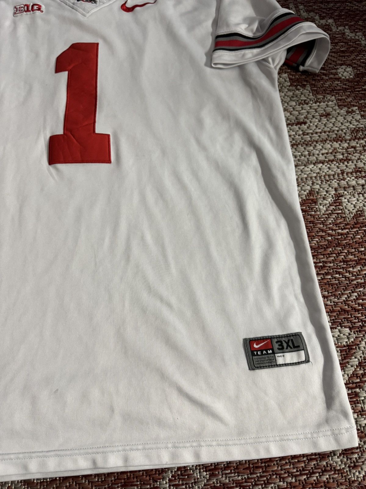 Nike Ohio State Football Jersey CollegeNCAA Justin Fields Sz XXXL Size US XXL / EU 58 / 5 - 2 Thumbnail