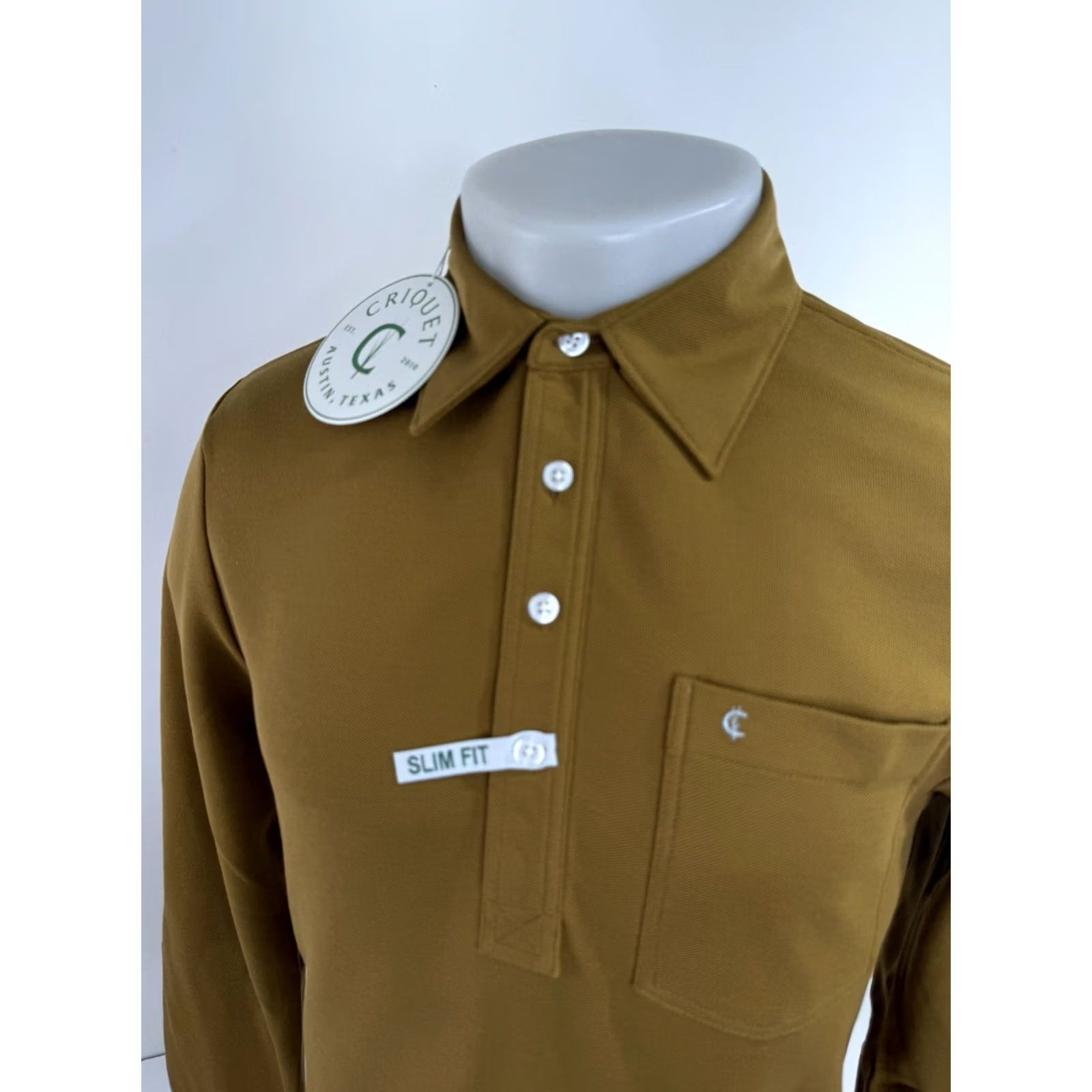 Logo 7 CRIQUET Shirt Slim Pullover Knit Embroidered Logo Rugby S SLIM Shirt Men XS? Size US S / EU 44-46 / 1 - 2 Thumbnail
