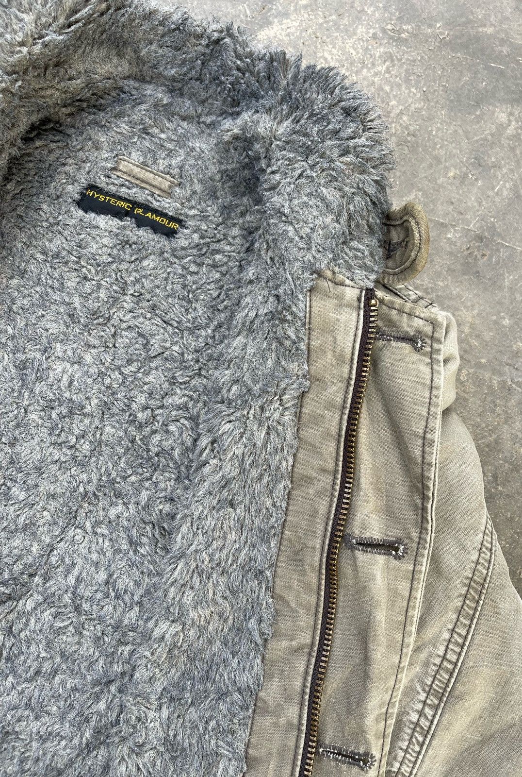 Hysteric Glamour 🔥Vintage Hysteric Glamour Faded Jacket For Kids Size US XXS / EU 40 - 14 Thumbnail