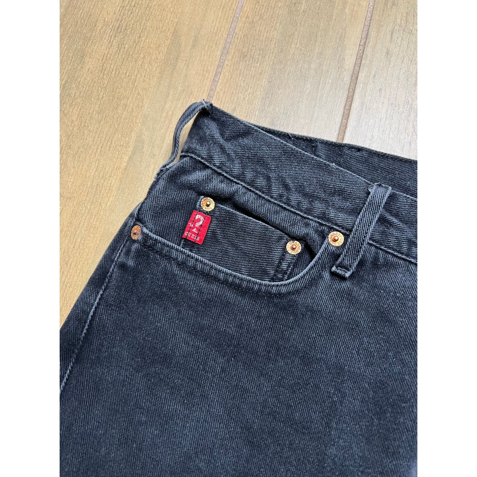 Guess Vintage Guess Jeans Black Denim Pants Mens 40x30 Y2K baggy Size US 40 / EU 56 - 9 Thumbnail