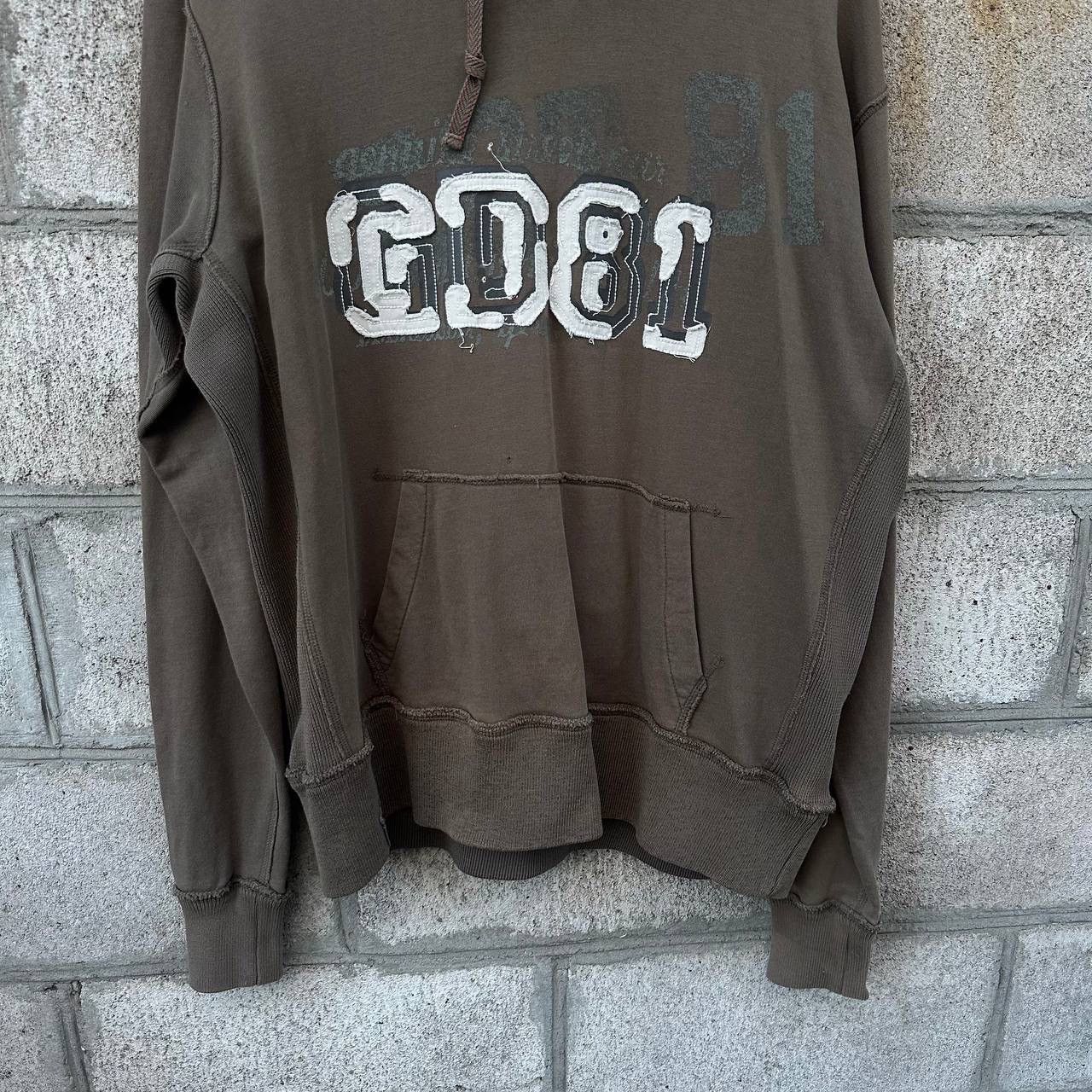 POST ARCHIVE FACTION (PAF) Vintage Archival Code 81 Hoodie Big Logo Grunge Avantgarde Size US L / EU 52-54 / 3 - 3 Thumbnail
