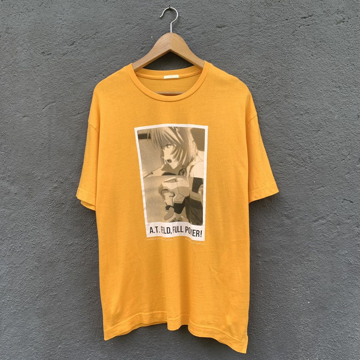 Thrashed faded evangelion neon genesis x gu tee