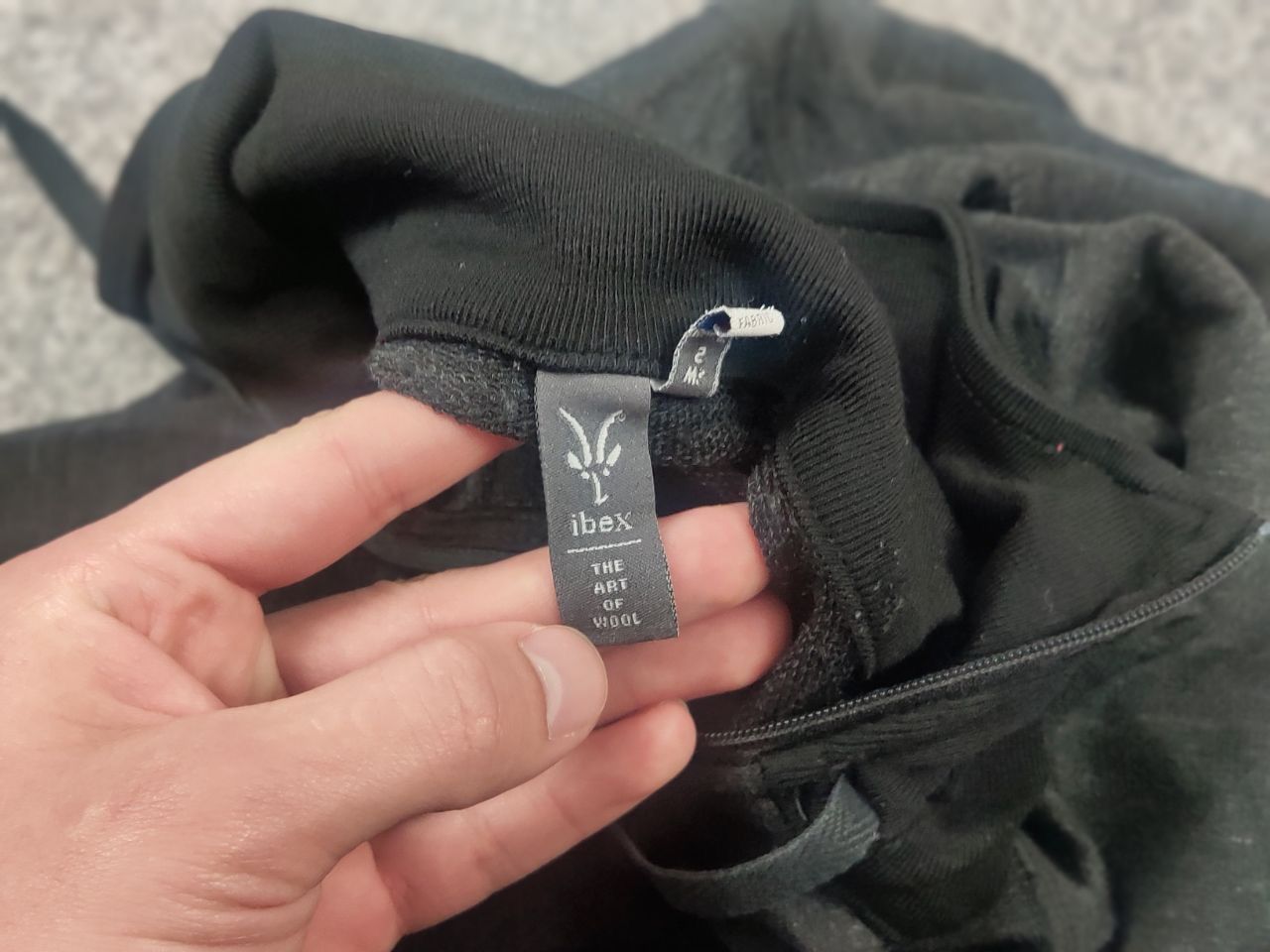 Ibex Ibex Merino wool thermal Pullover Jacket Full Zip Black USA Size S / US 4 / IT 40 - 11 Thumbnail