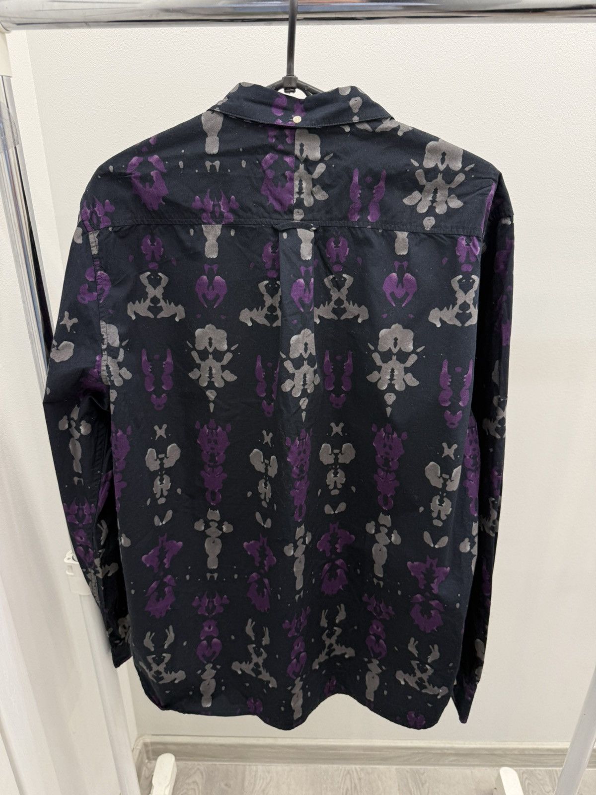 Wood Wood Wood Wood Rorschach Printed Cotton Button Up Shirt Size US XL / EU 56 / 4 - 2 Thumbnail
