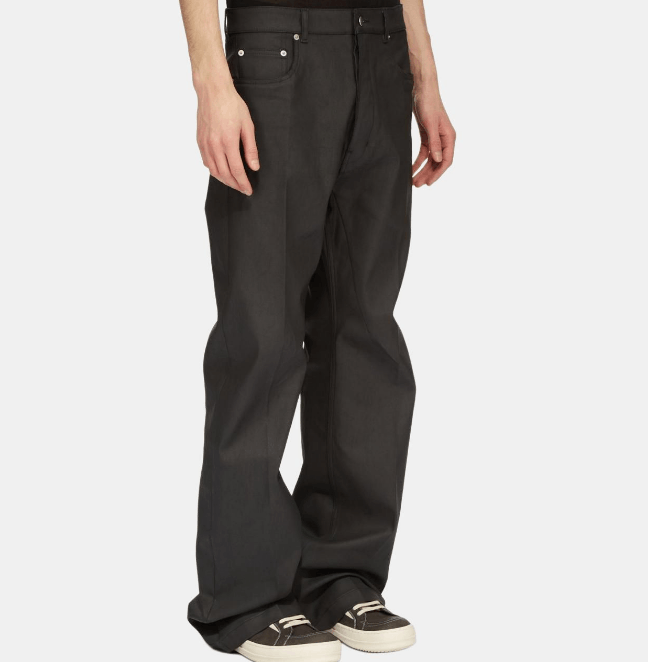 Rick Owens Drkshdw Rick Owens Black Flared Pants Size US 33 - 2 Thumbnail