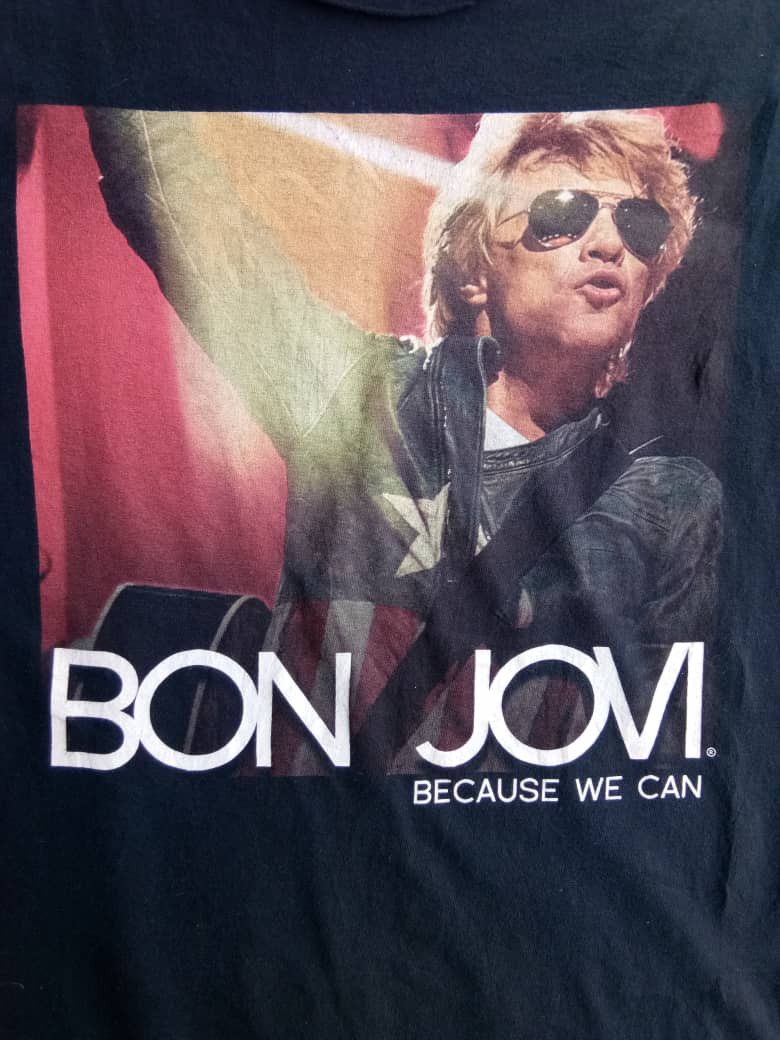Band Tees × Bon Jovi × Vintage Bon Jovi - Vintage Band North American Tour 2013 T-Shirt Size US L / EU 52-54 / 3 - 8 Thumbnail