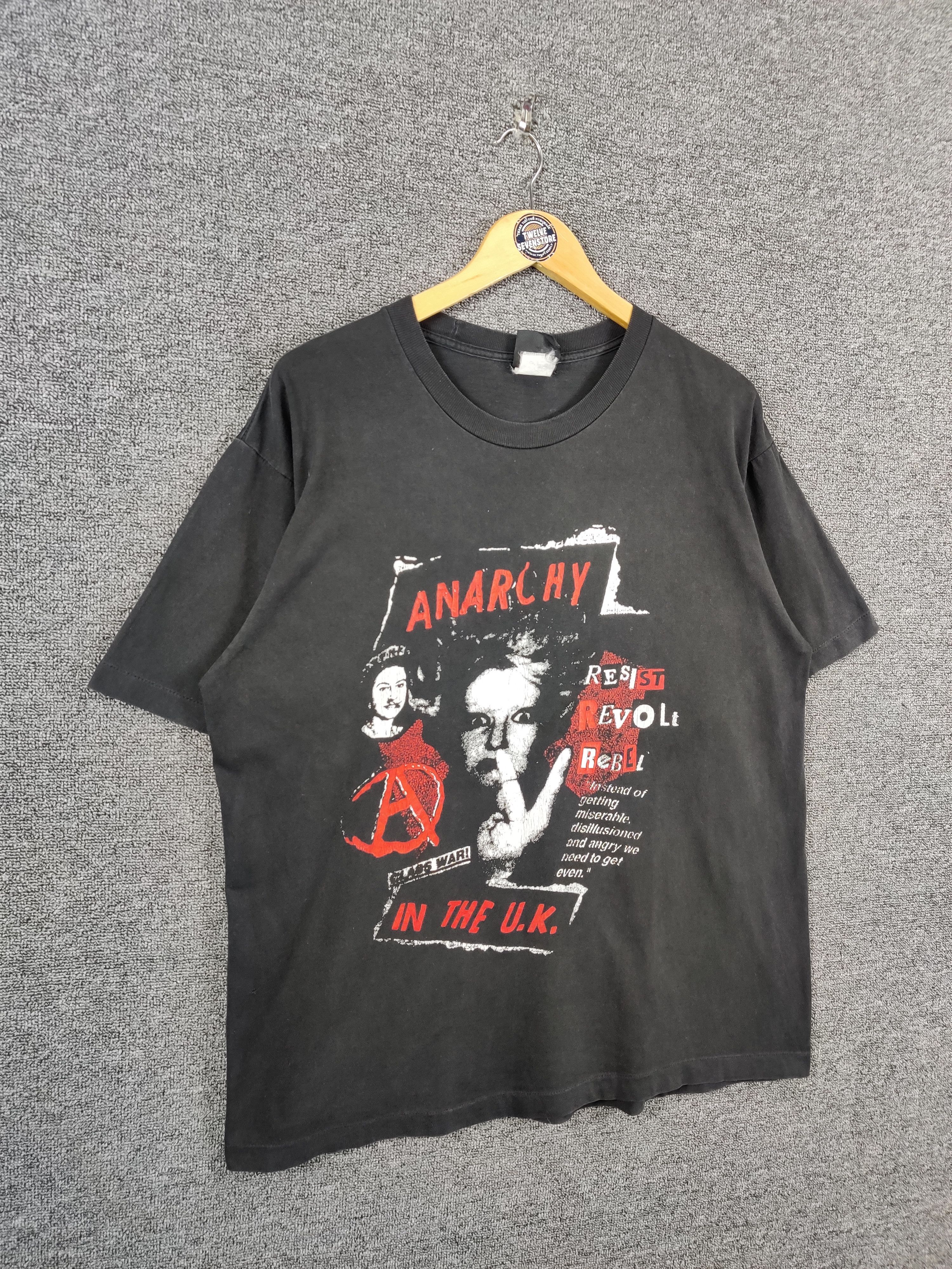 Band Tees Vintage Anarchy Rock Band Tee Tshirt Size US XL / EU 56 / 4 - 5 Thumbnail