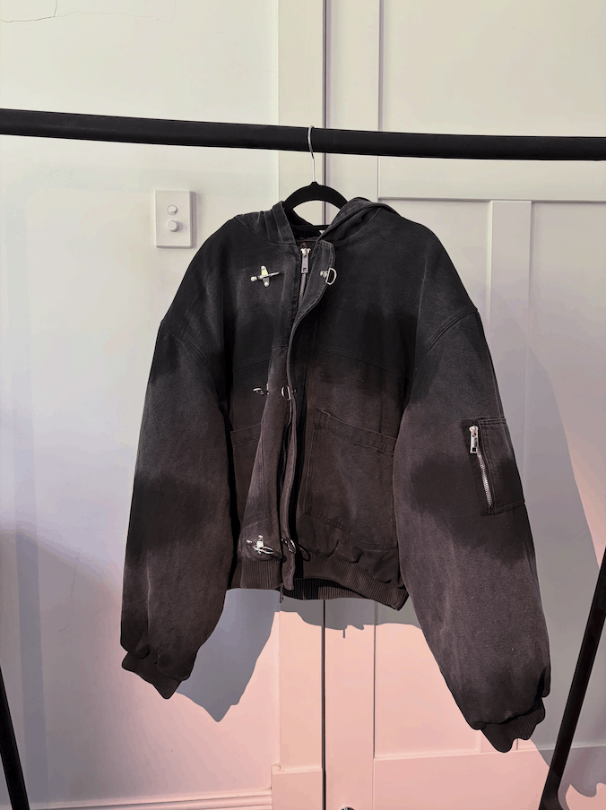 Other Shige 15oz Canvas Clasp Bomber Jacket Size US XS / EU 42 / 0 - 1 Thumbnail