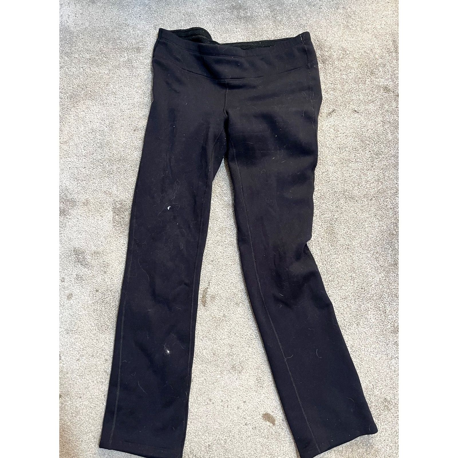 Athleta Athleta Pants Womens L Black Yoga Athletic Stretch Rear Zip Pocket Size 36" / US 14 / IT 50 - 3 Thumbnail