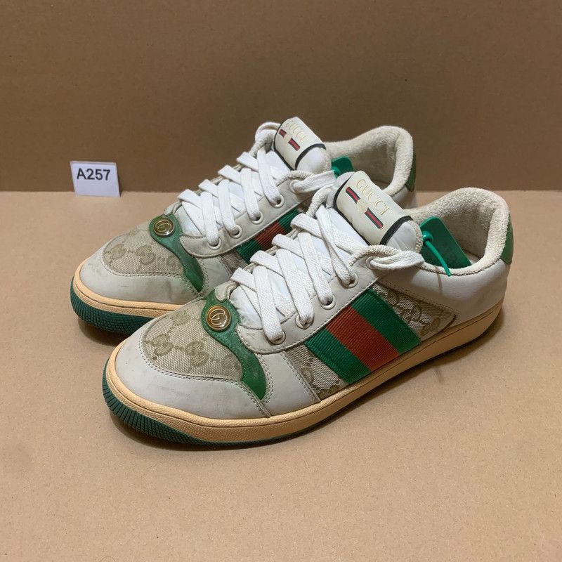 Gucci Gucci Screener Vintage Sneakers in Green 0079 Size US 7.5 / EU 40-41 - 1 Thumbnail