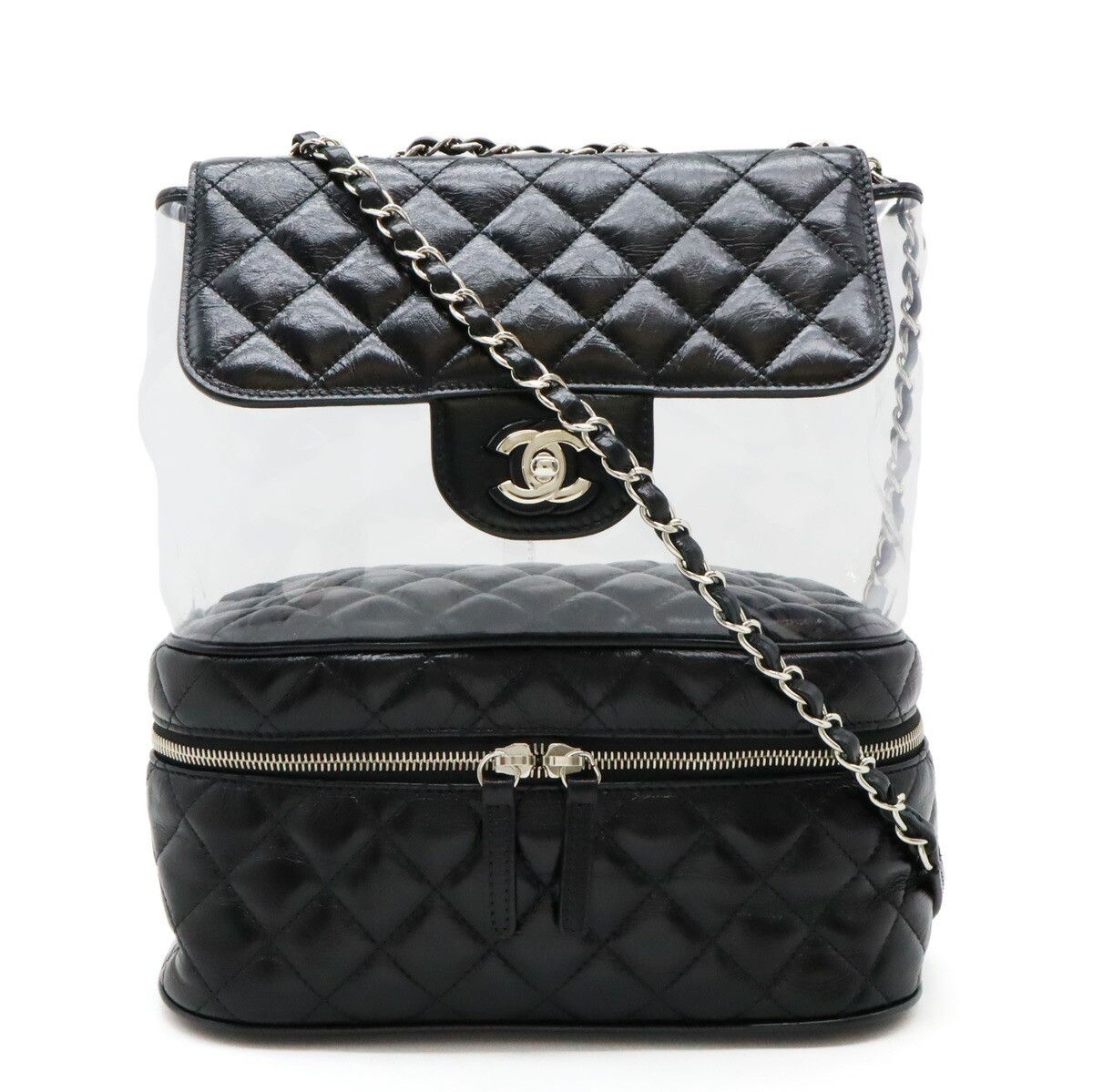 Chanel Chanel Chanel Matelasse Coco Mark Chain Shoulder Bag Leather Shoulder Bag A57826 in Great Condition Size ONE SIZE - 1 Thumbnail